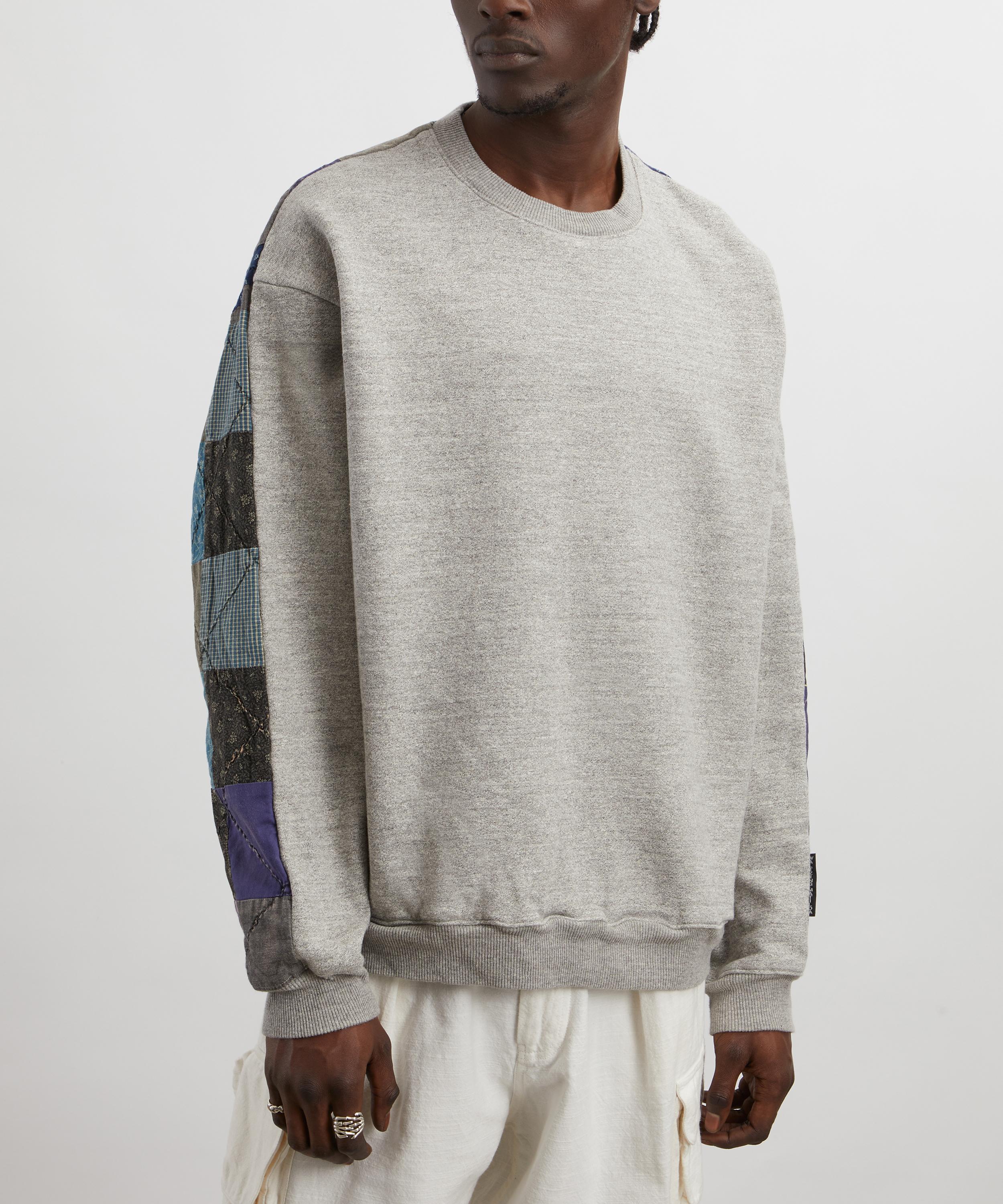 Kapital - Top SWT Knit x PROFILE RAINBOWY QUILT Sweatshirt image number 2