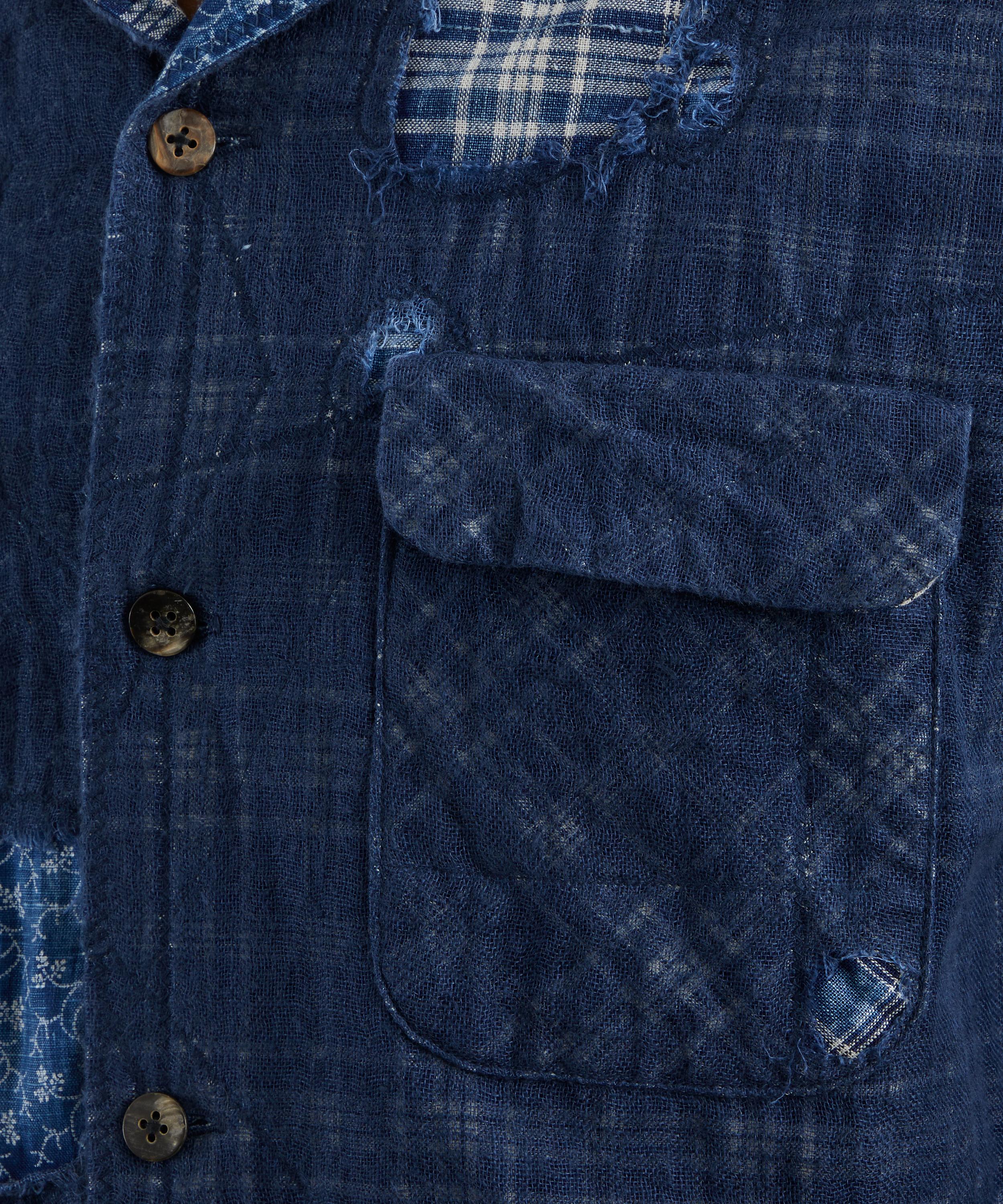 Kapital - IDG Patchwork NORA-DOT Board Shirt image number 4