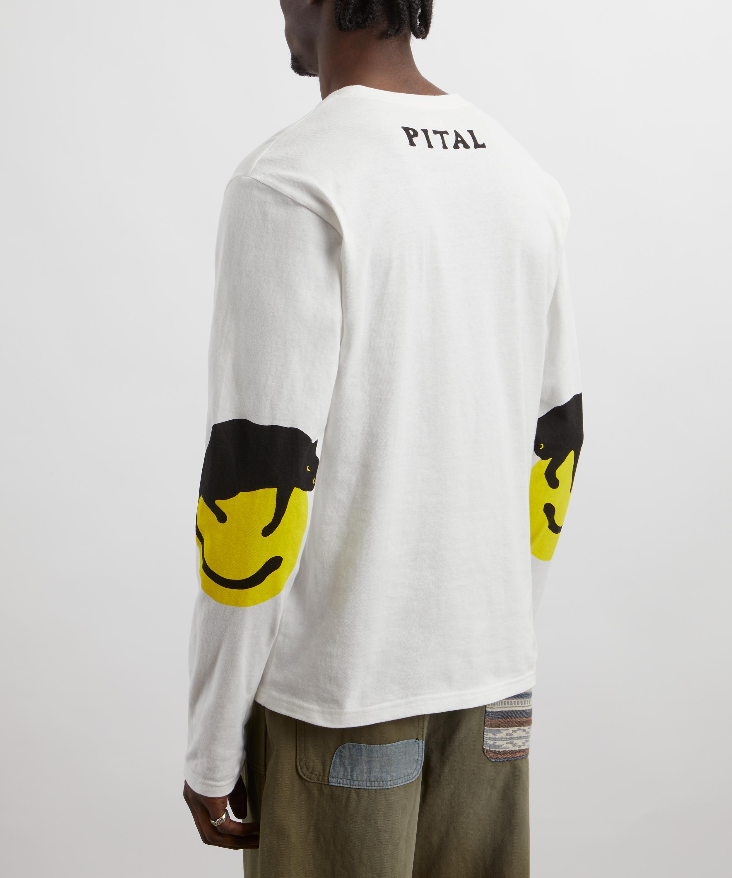 Kapital - CATPITAL Long-Sleeve Patch T-Shirt image number 3