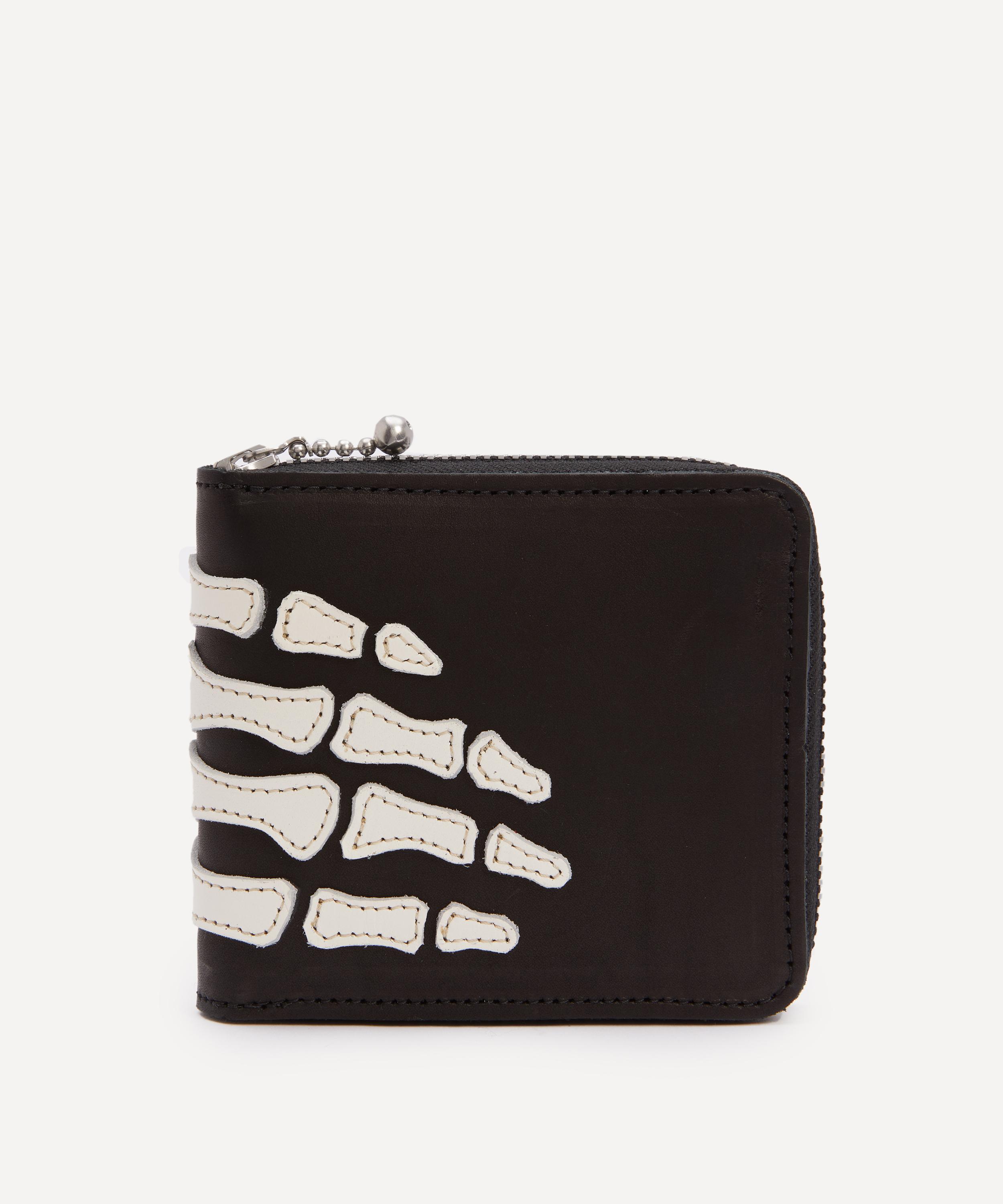 Kapital - Thumps-Up Bone Hand Zip Wallet image number 0