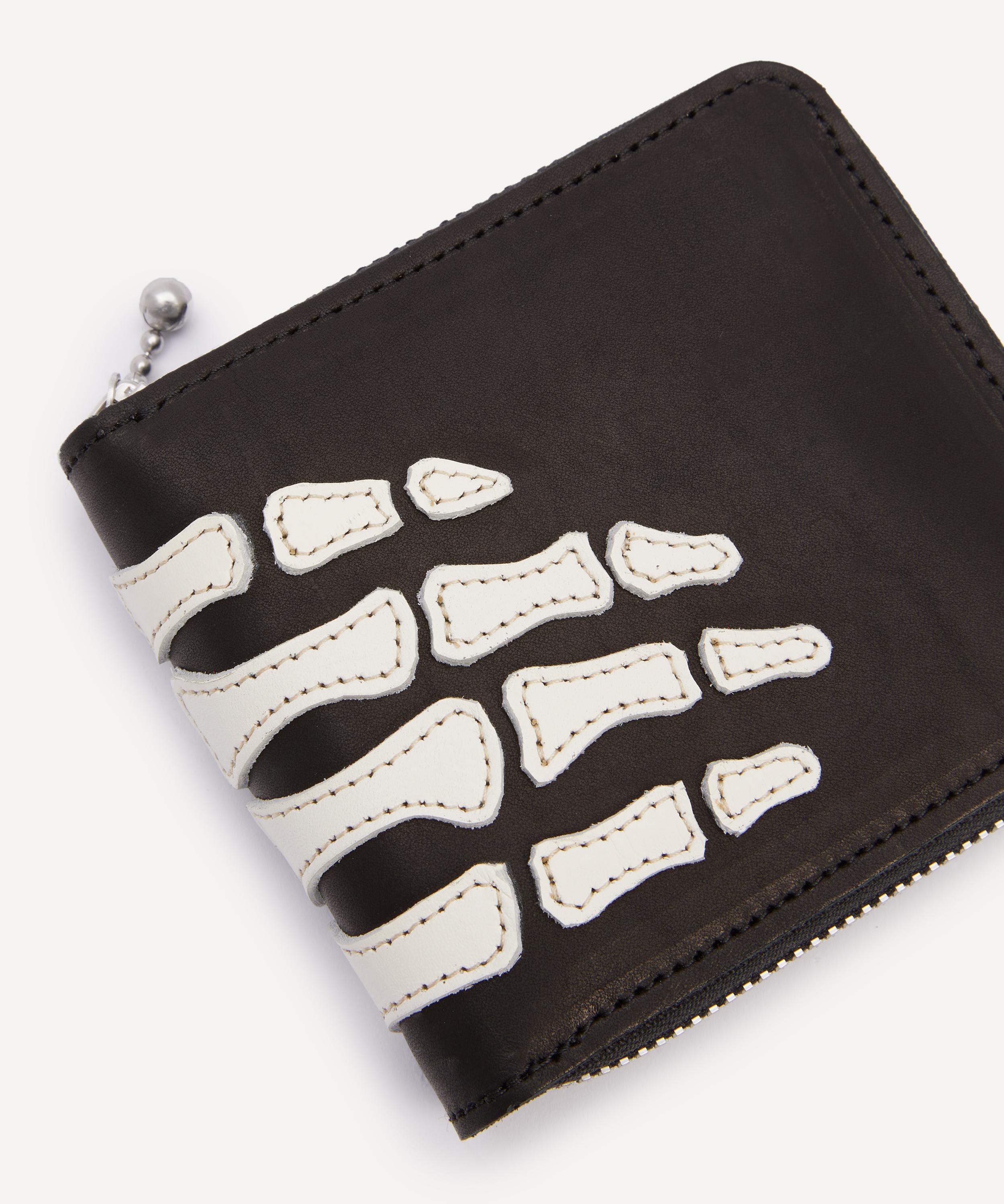 Kapital - Thumps-Up Bone Hand Zip Wallet image number 3