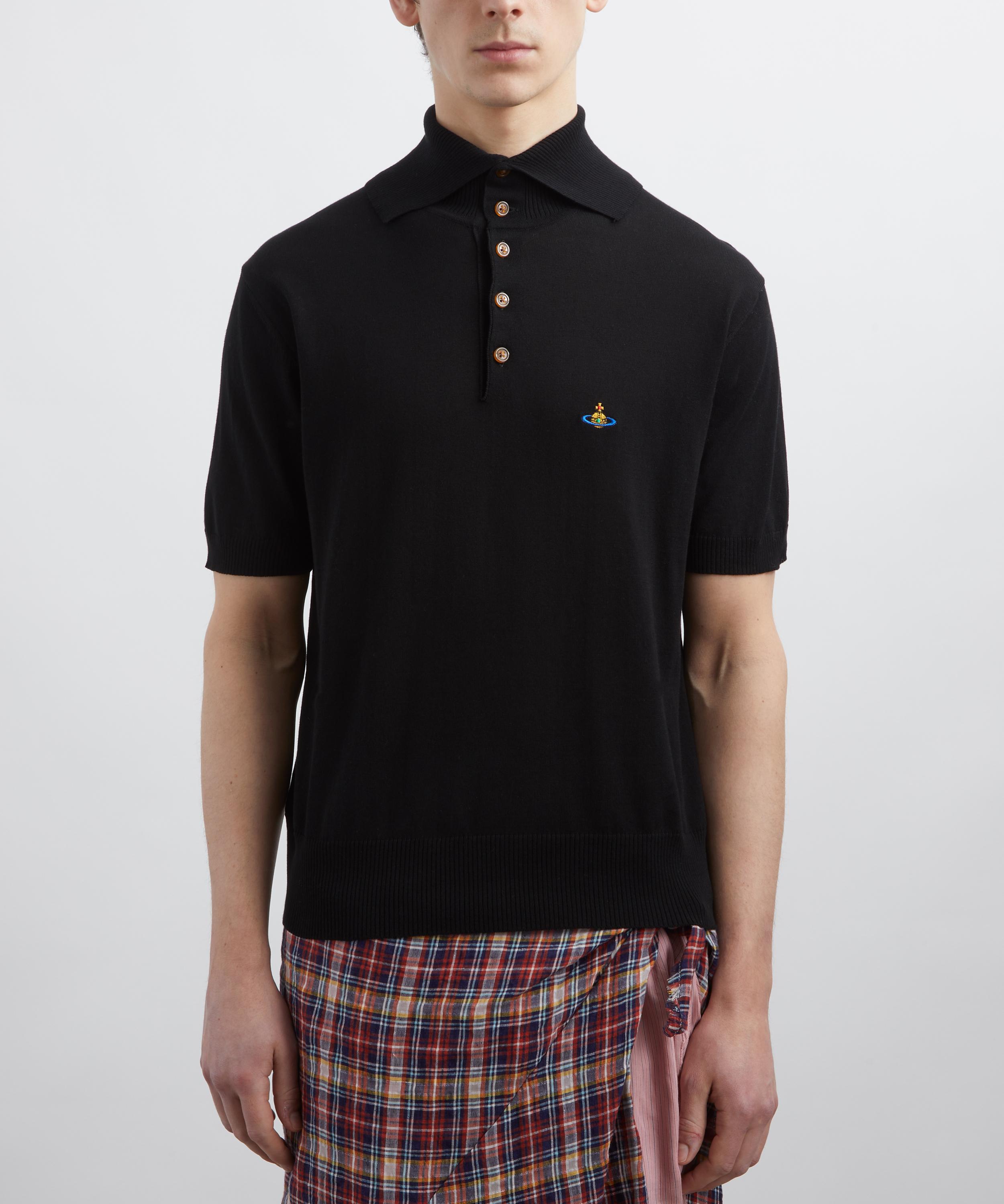 Vivienne Westwood - Black Alex Polo Shirt image number 2