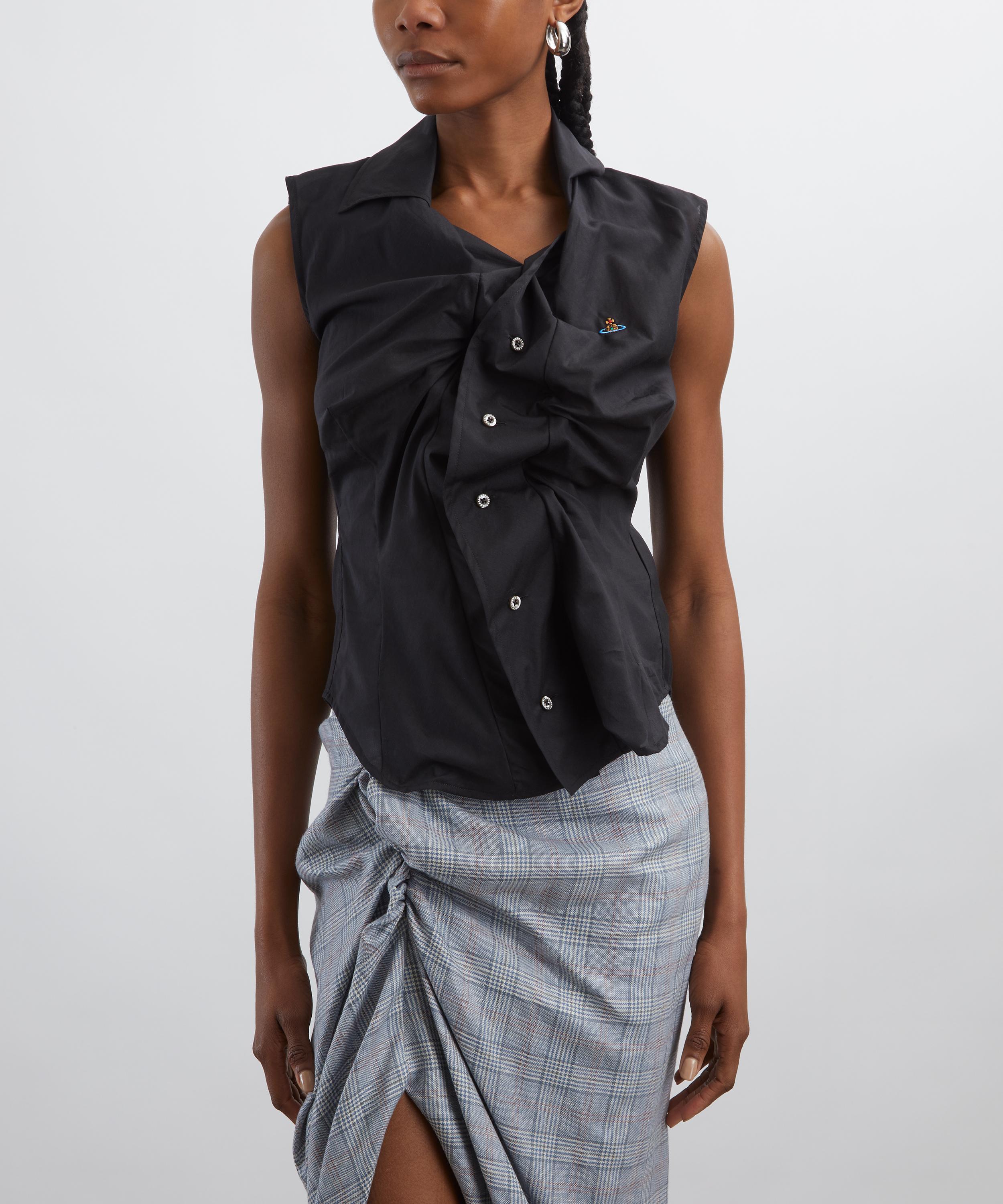 Vivienne Westwood - Short-Sleeve Drunken Shirt image number 2