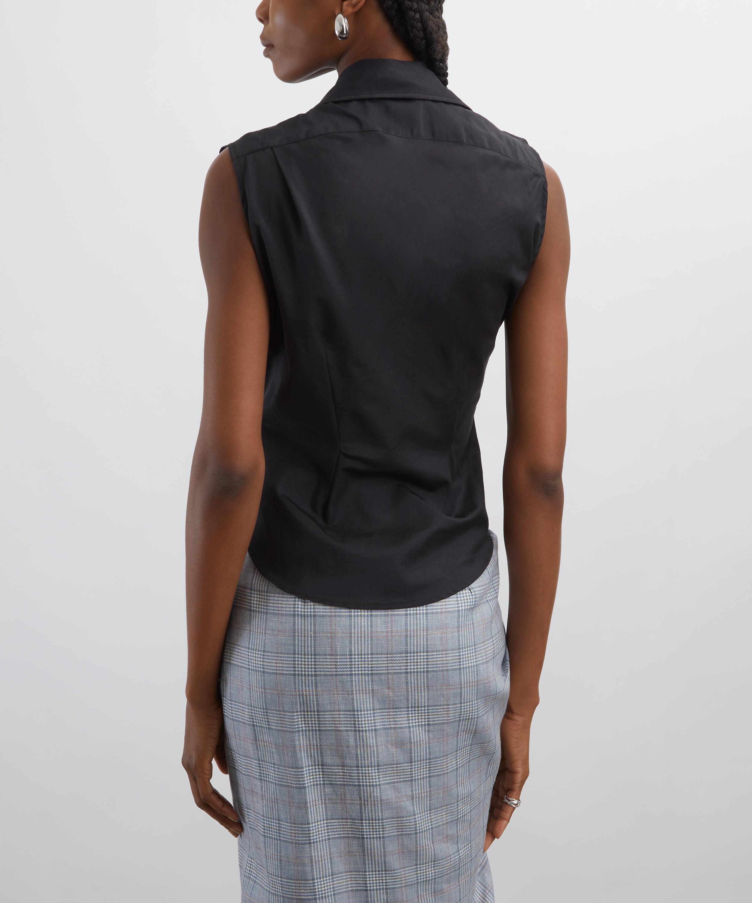 Vivienne Westwood - Short-Sleeve Drunken Shirt image number 3