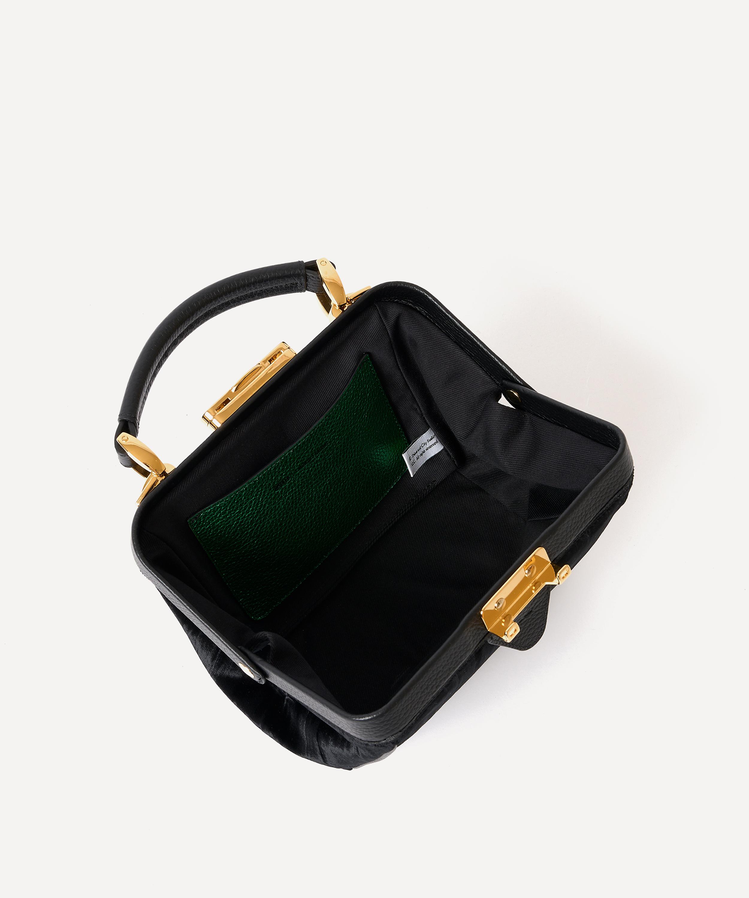 Cambridge Satchel - Mini Sophie Velvet Top Handle Bag image number 4