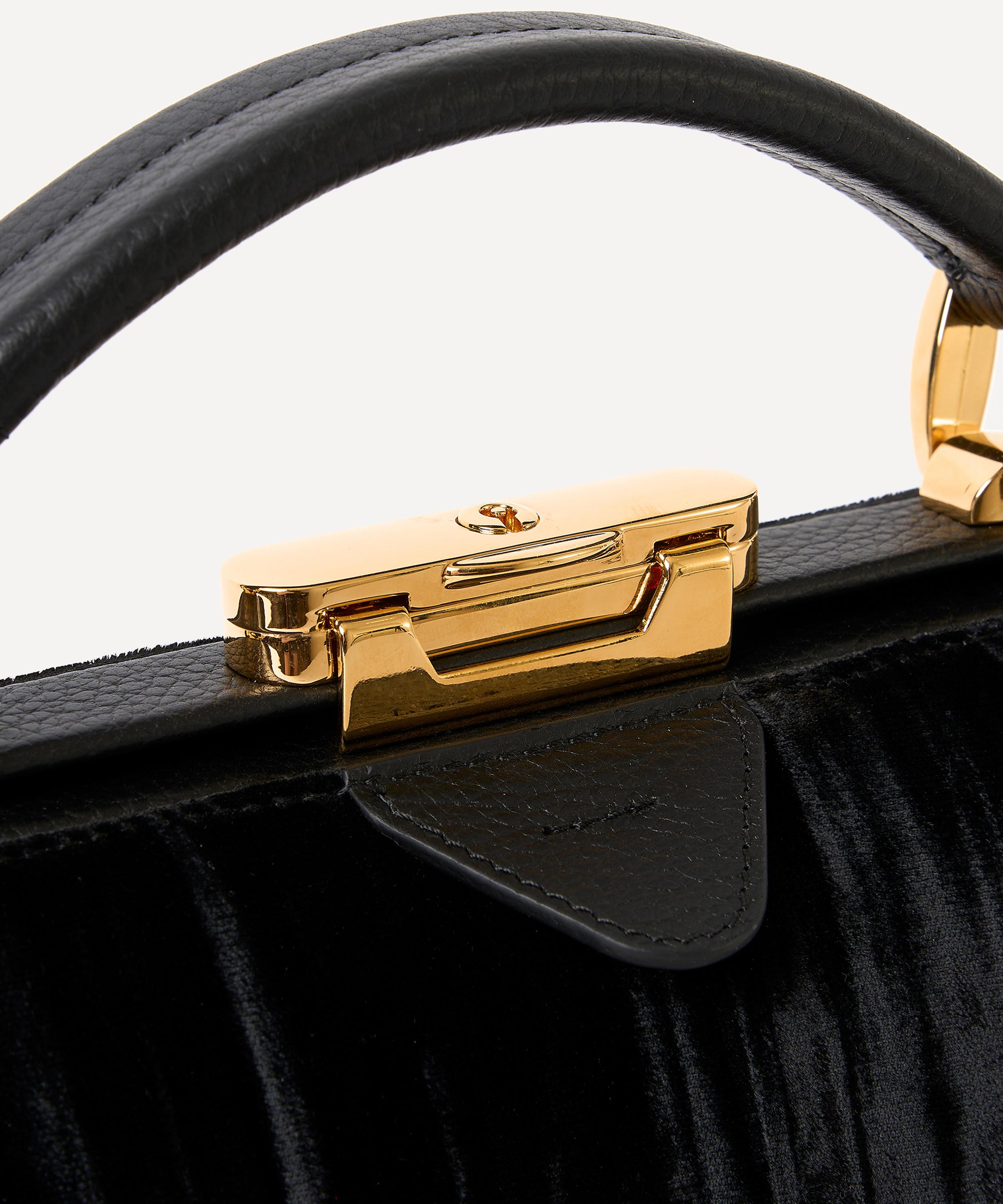 Cambridge Satchel - Mini Sophie Velvet Top Handle Bag image number 5