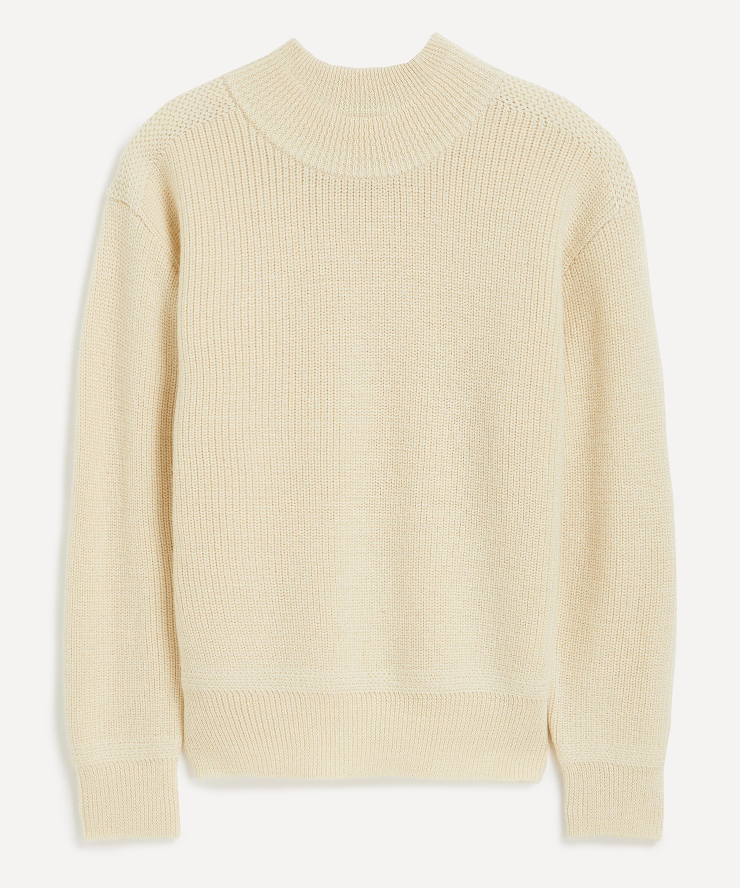 Uniform Bridge - Fisherman Wool Crew-Neck Knit Jumper image number 0