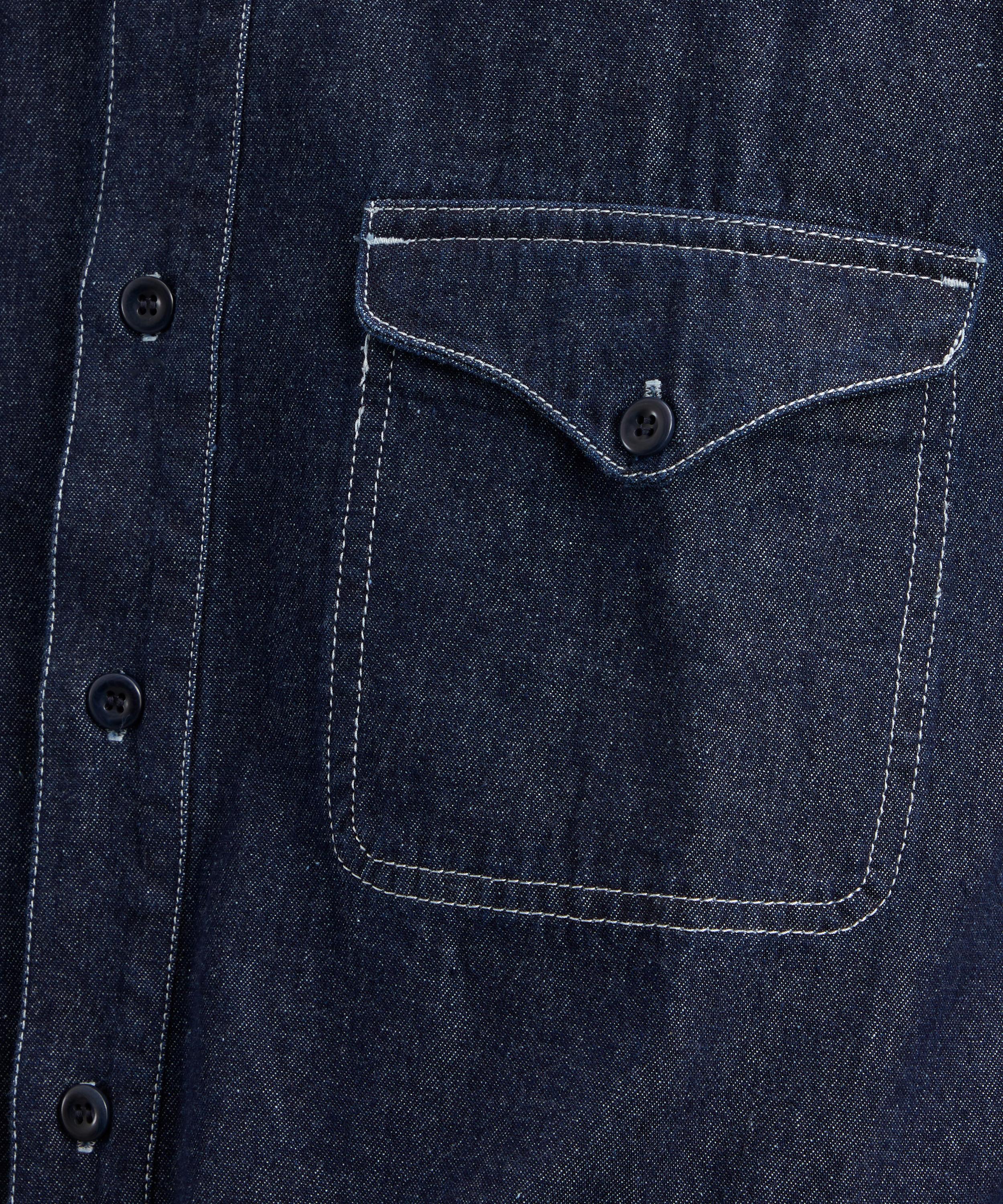 Uniform Bridge - Denim Pocket Shirt image number 4