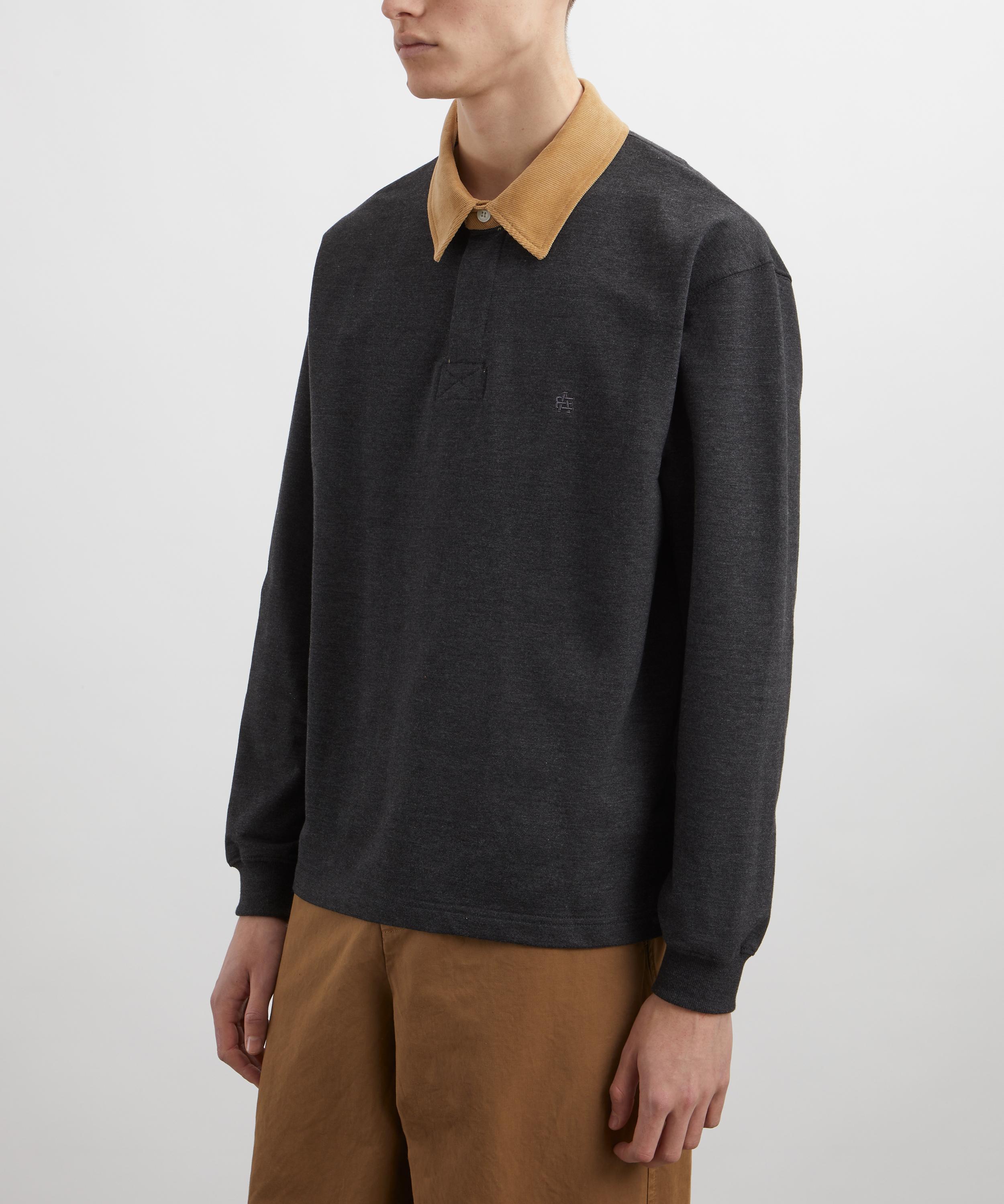 Uniform Bridge - AE Corduroy Collar Polo Shirt image number 2