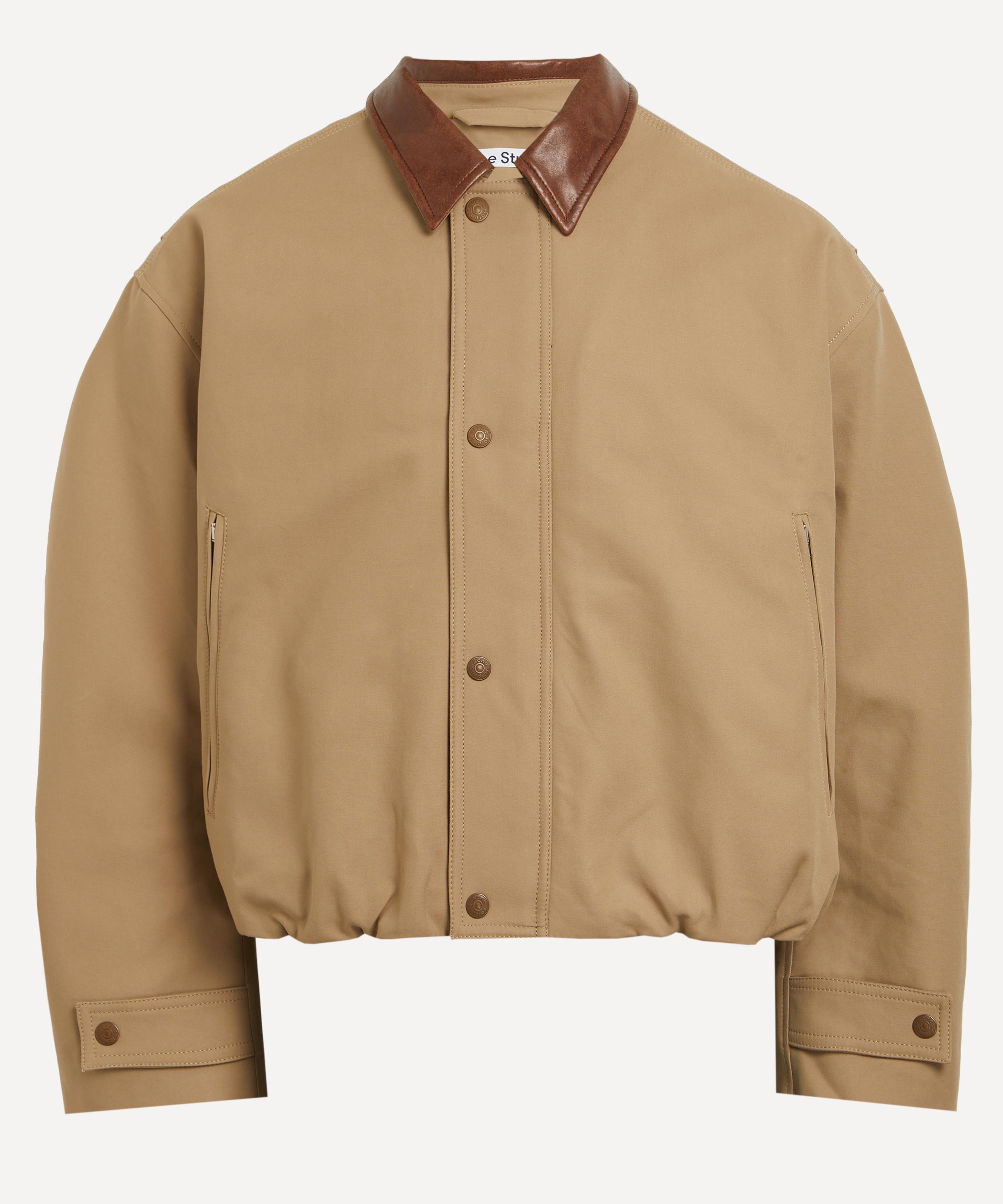 Acne Studios - Khaki-Beige Twill Jacket image number 0