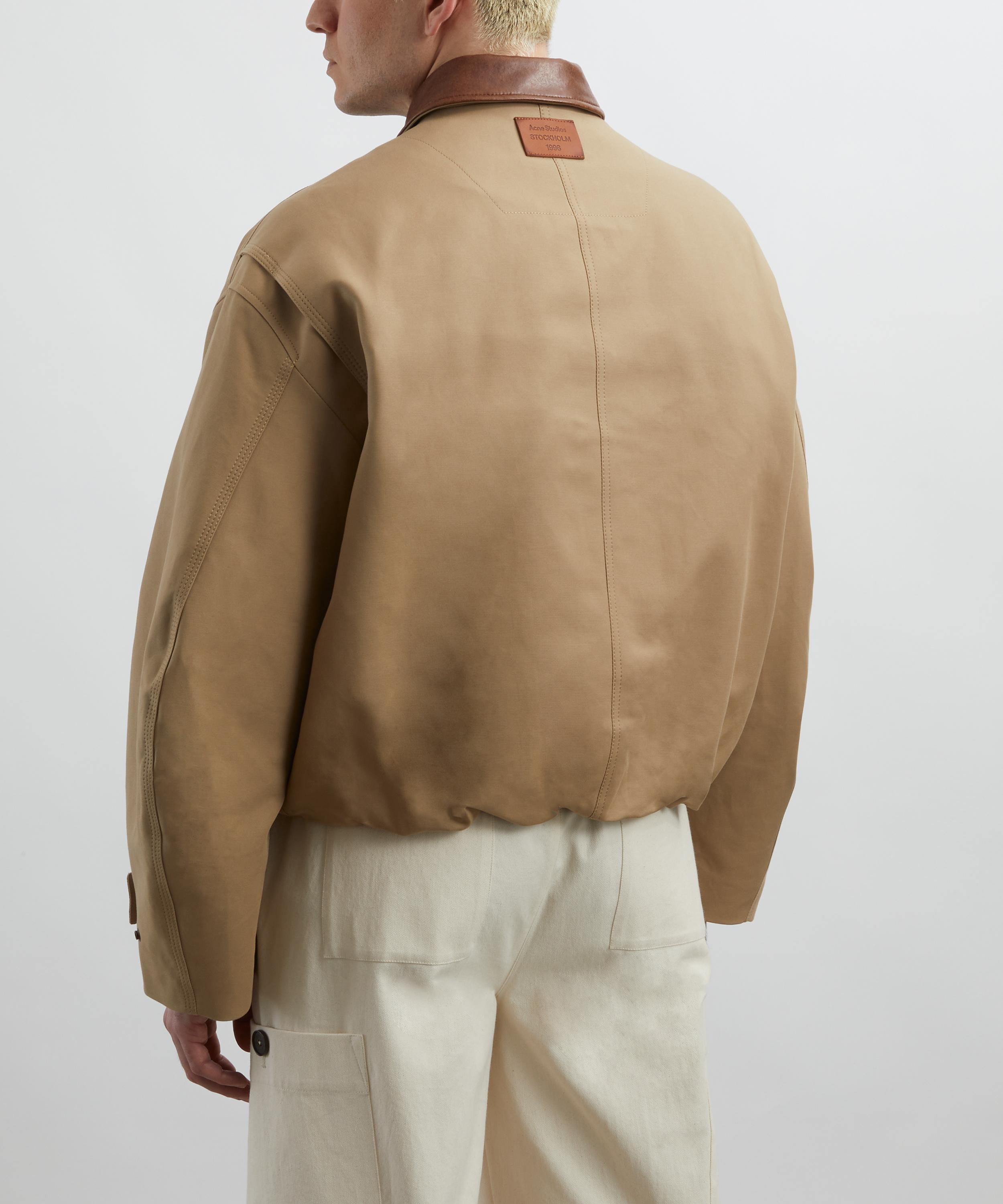 Acne Studios - Khaki-Beige Twill Jacket image number 3