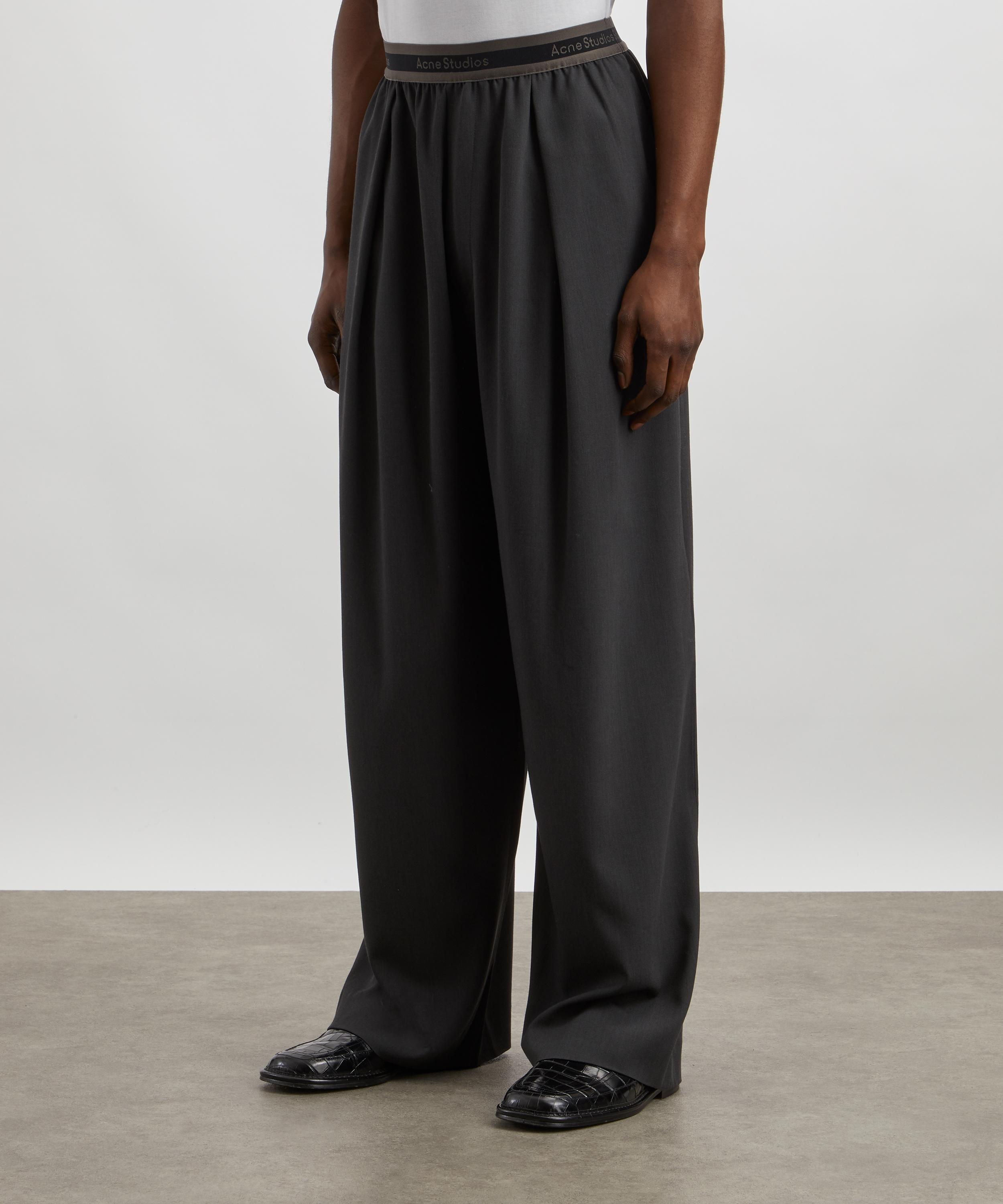 Acne Studios - Logo Tape Trousers image number 2