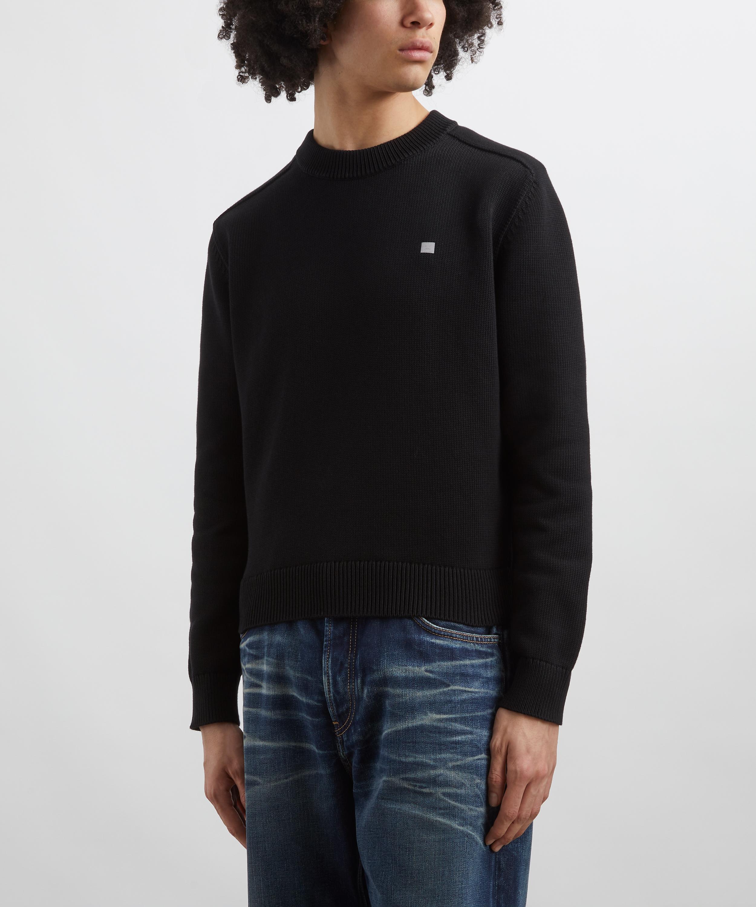 Acne Studios - Black Cotton Crew Sweatshirt image number 2