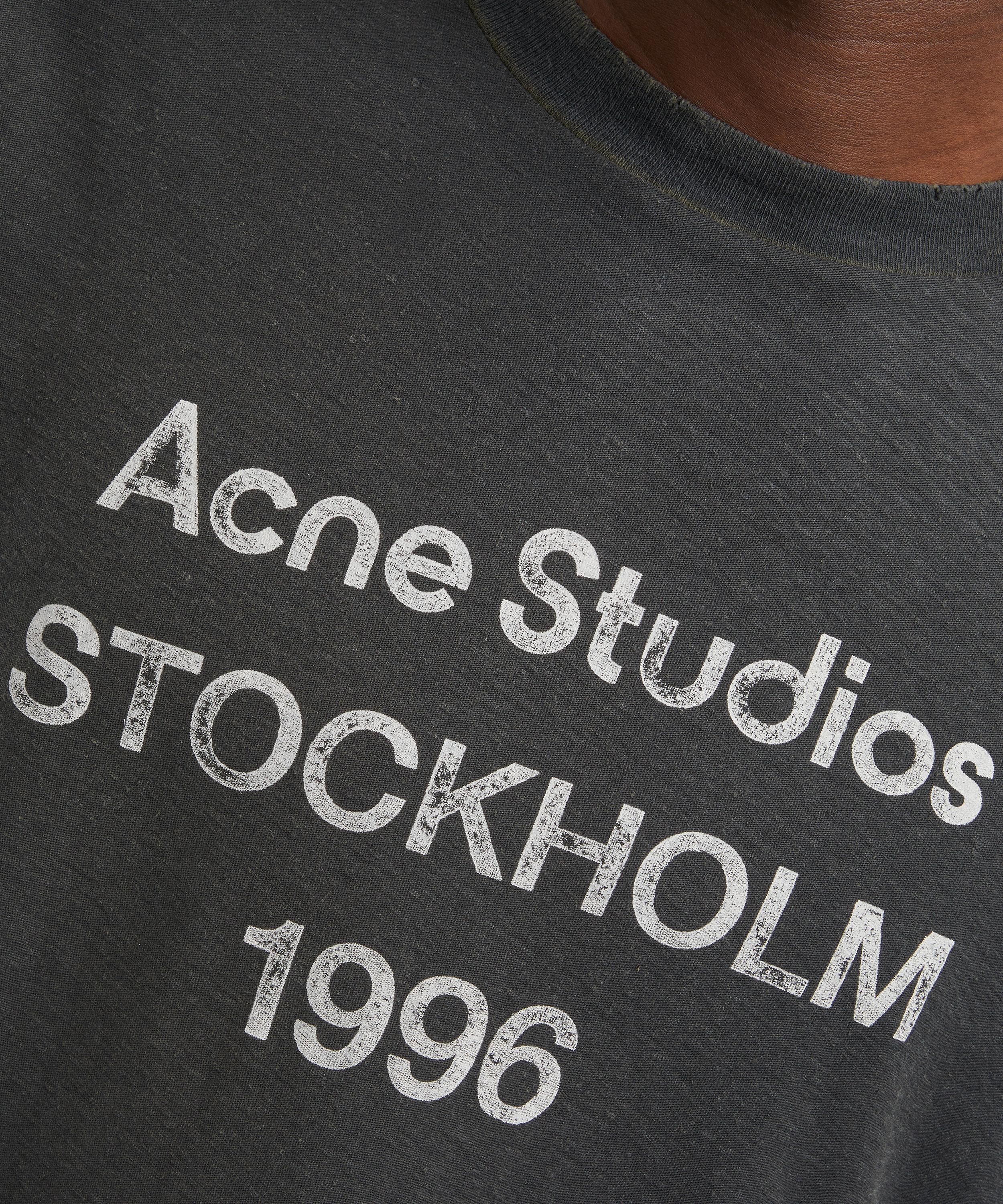 Acne Studios - Relaxed Fit Logo T-Shirt image number 4