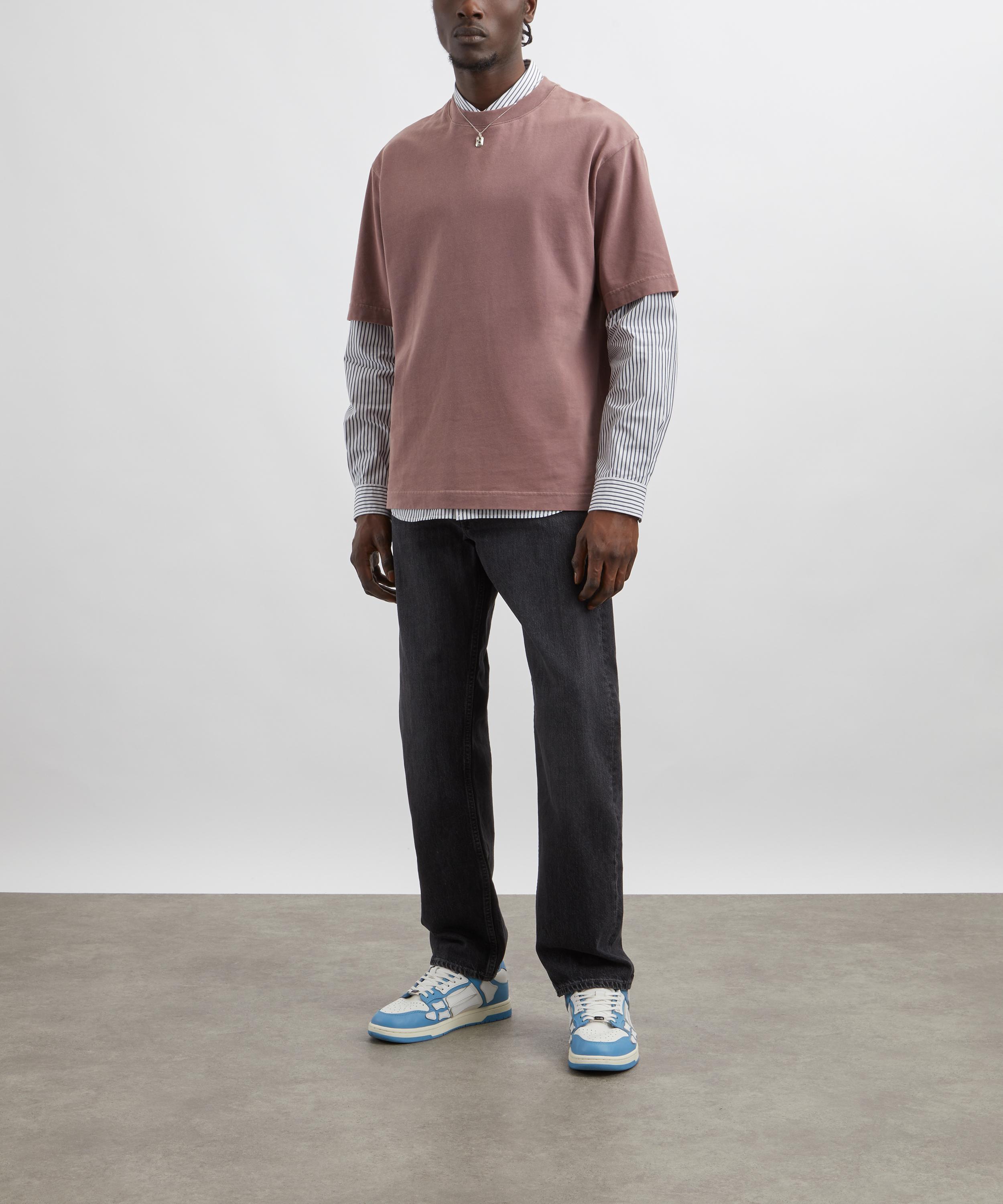 【可愛いパープル♪】Acne Studios Crewneck T-shirt Acne Studios - Crew neck t-shirt - Relaxed unisex fit - Plum
