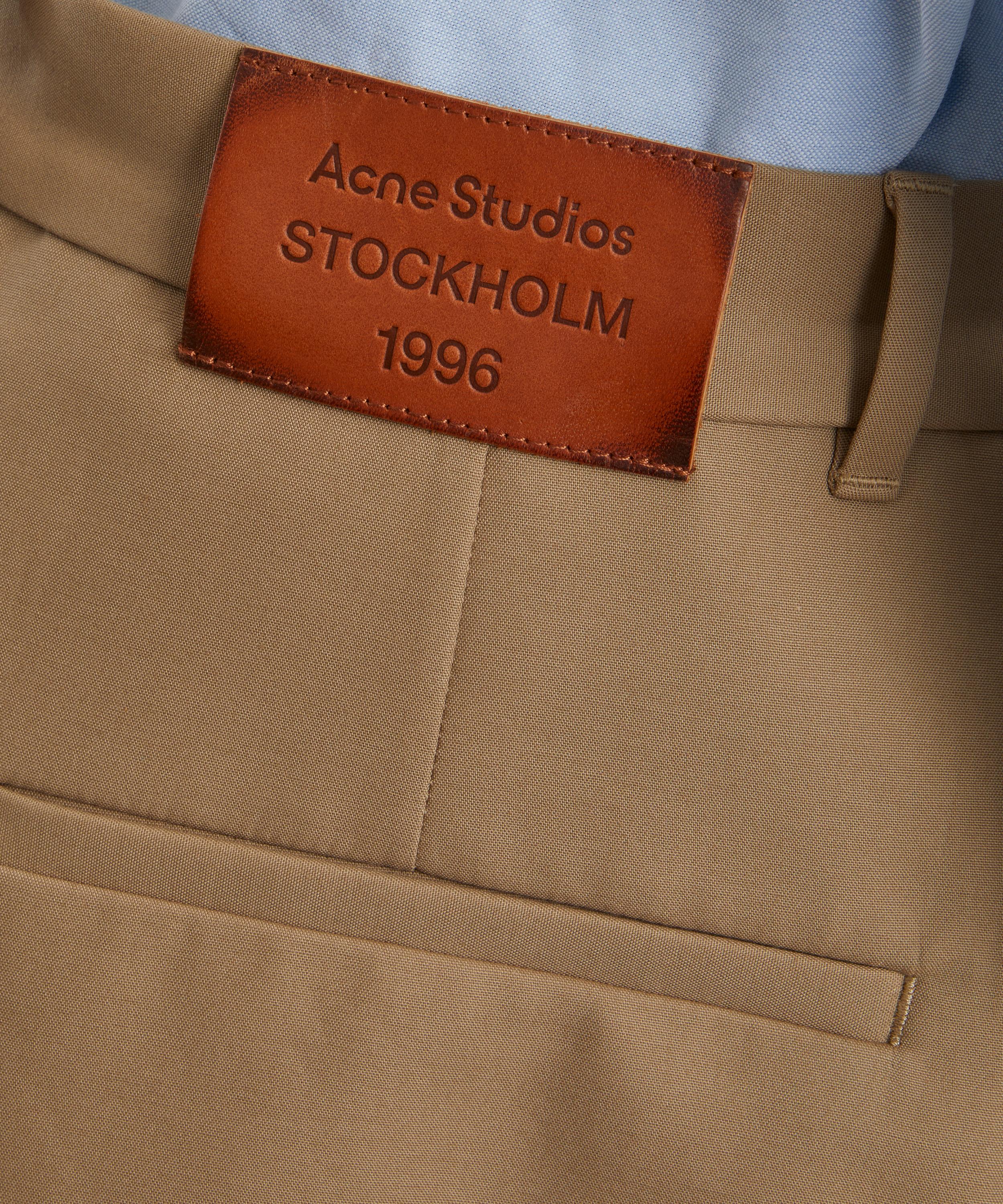 Acne Studios - Twill Loose Leg Trousers image number 4