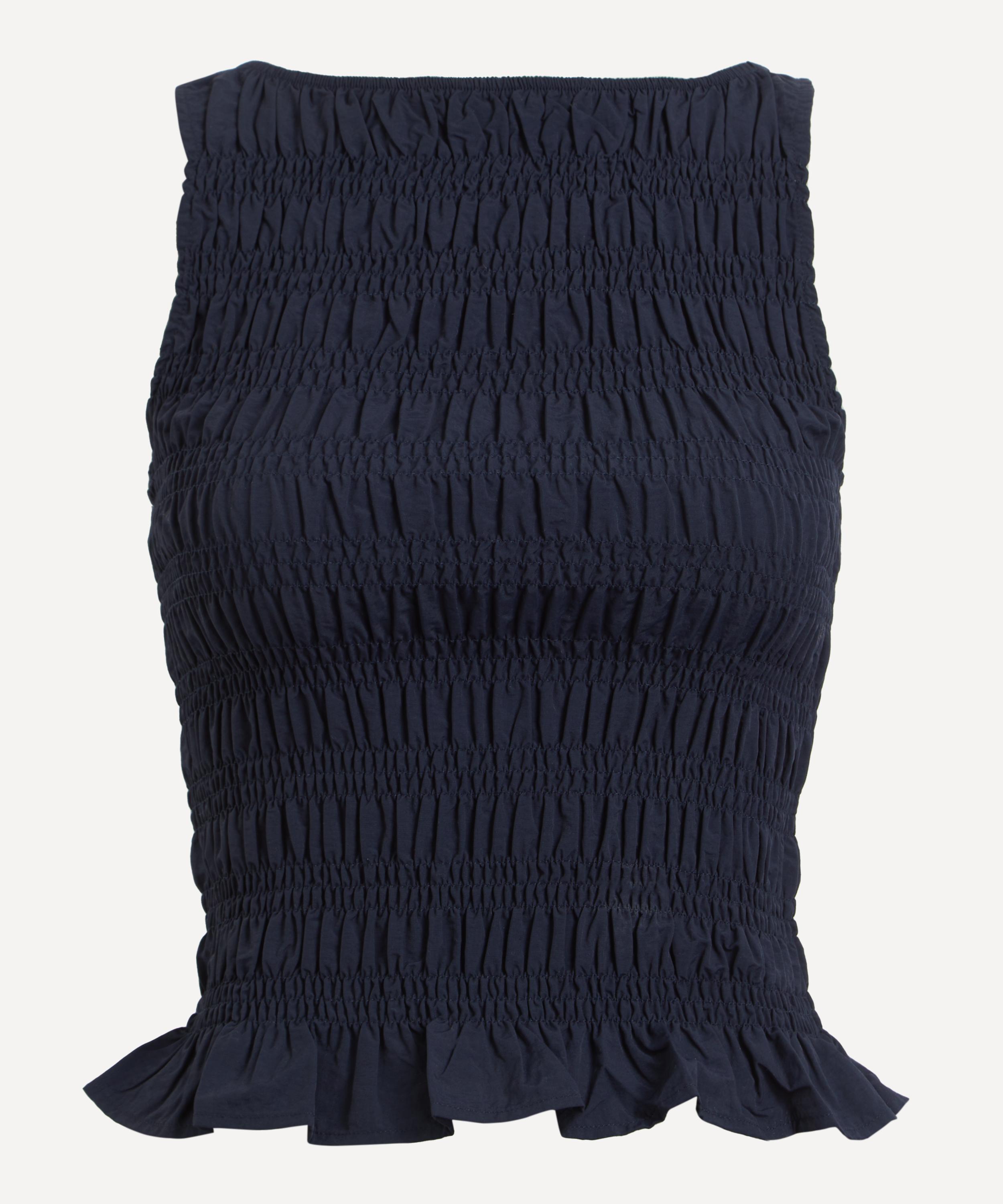 Peachy Den - Deba Midnight Shirred Top image number 0