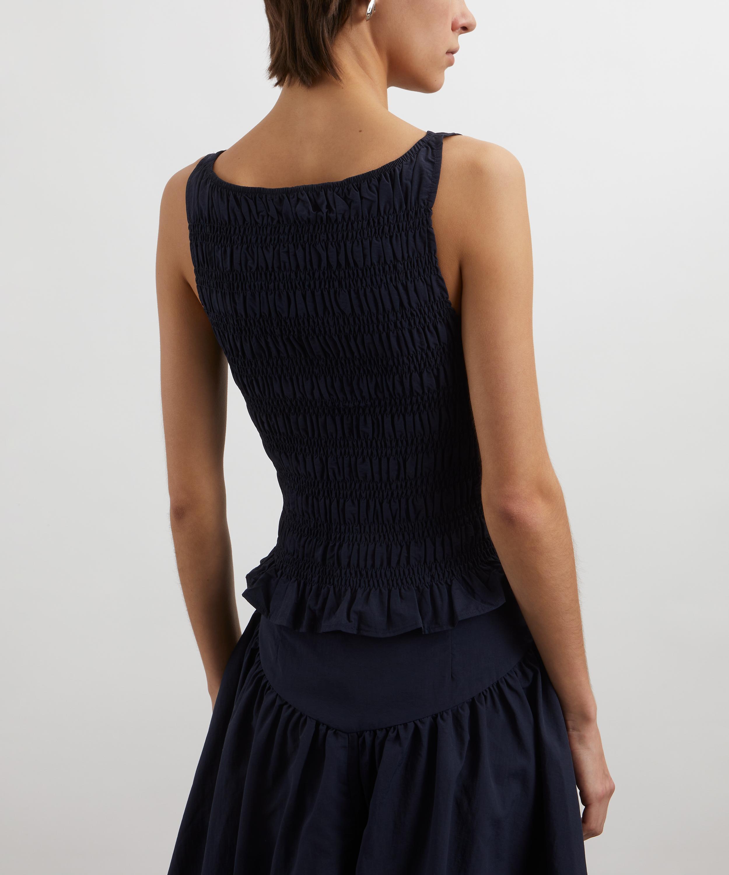 Peachy Den - Deba Midnight Shirred Top image number 3