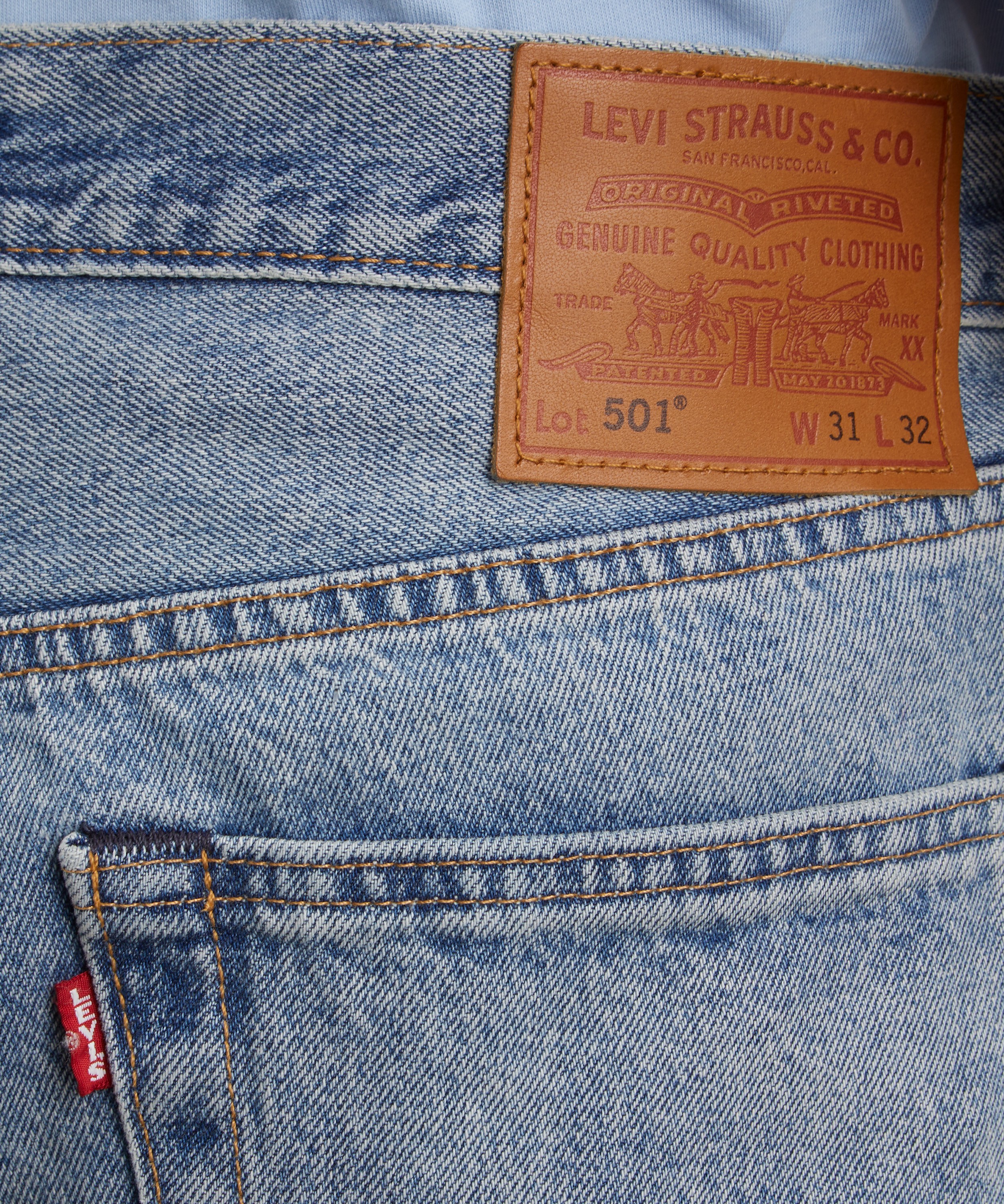 Levi's Red Tab - 501 Levi’s Original Blue Jeans image number 4