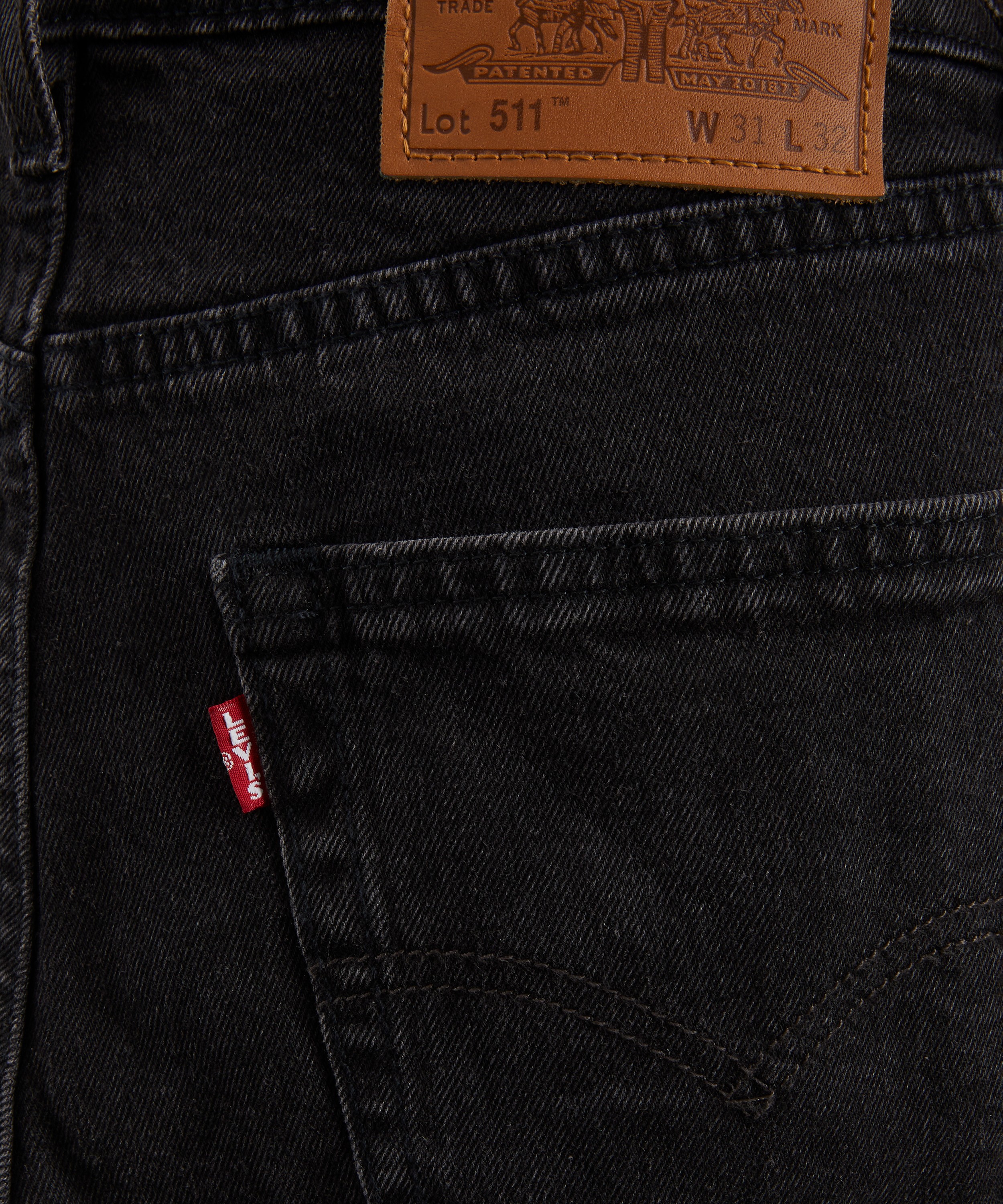 Levi's Red Tab - Black 511 Slim Jeans image number 4