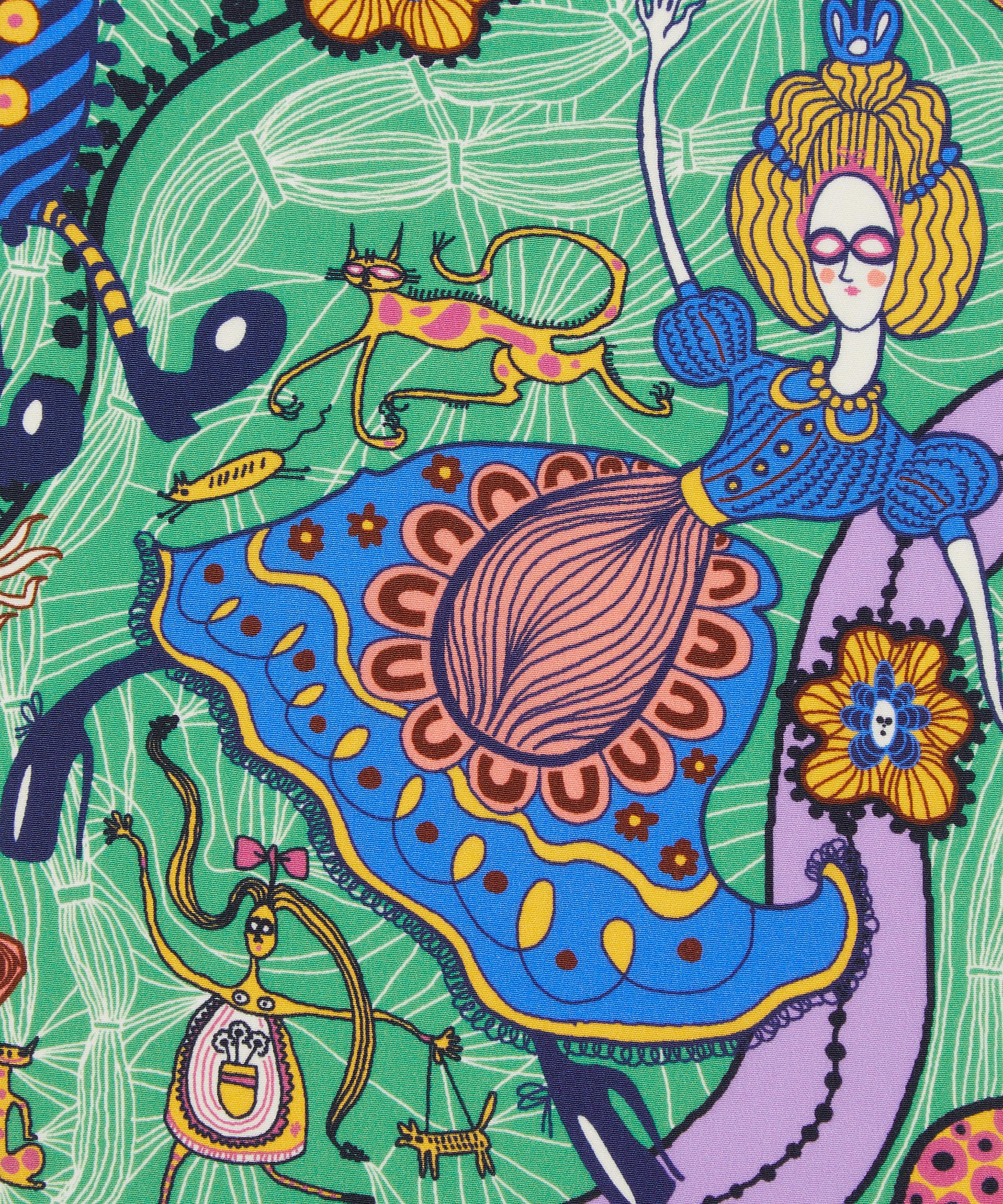 Liberty Fabrics - x Grayson Perry Shirley Smith II Crepe de Chine image number 0