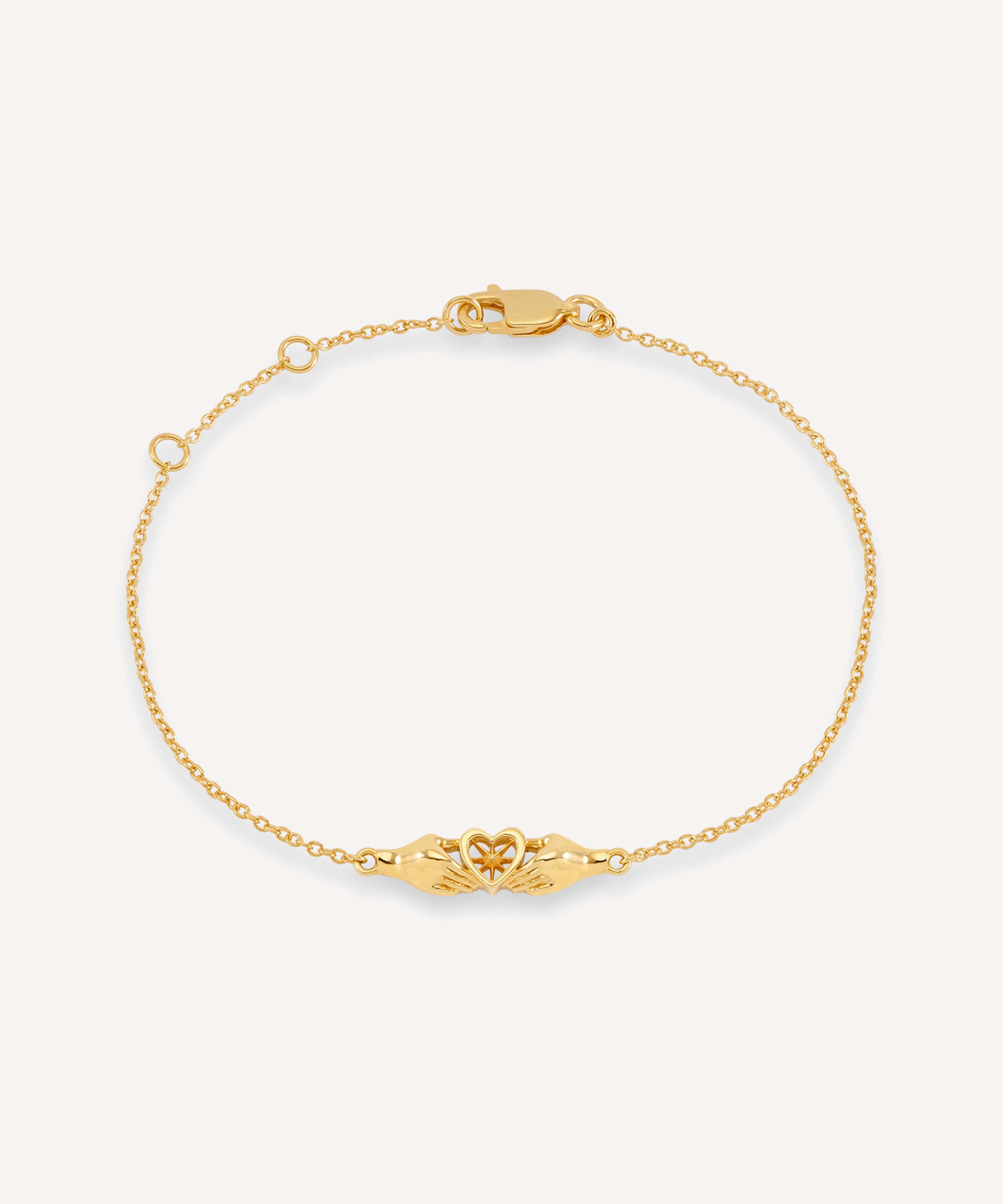 Rachel Jackson - 22ct Gold-Plated Love Story Bracelet image number 0