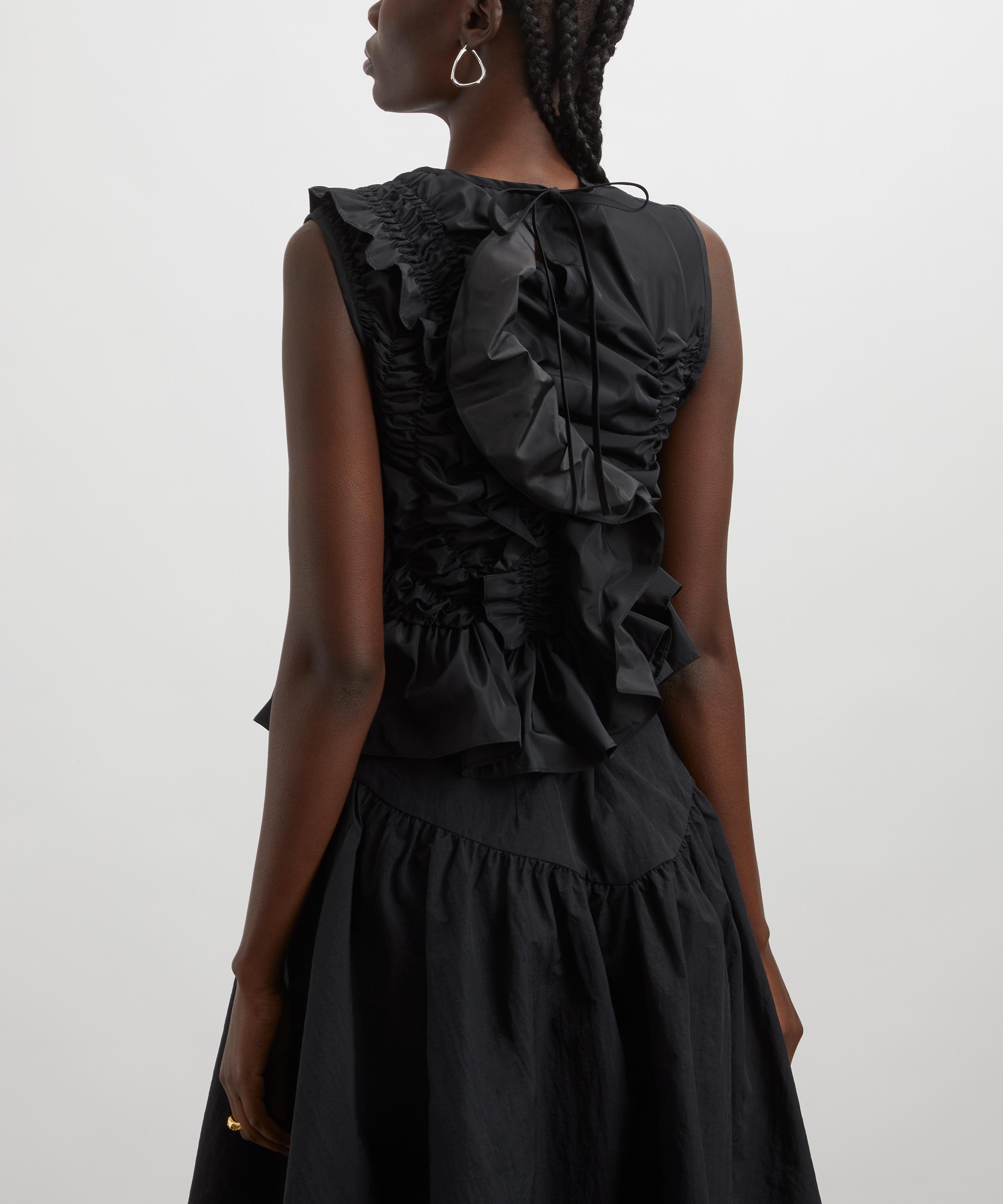 Cecilie Bahnsen - Geo Ruffle Faille Top image number 3