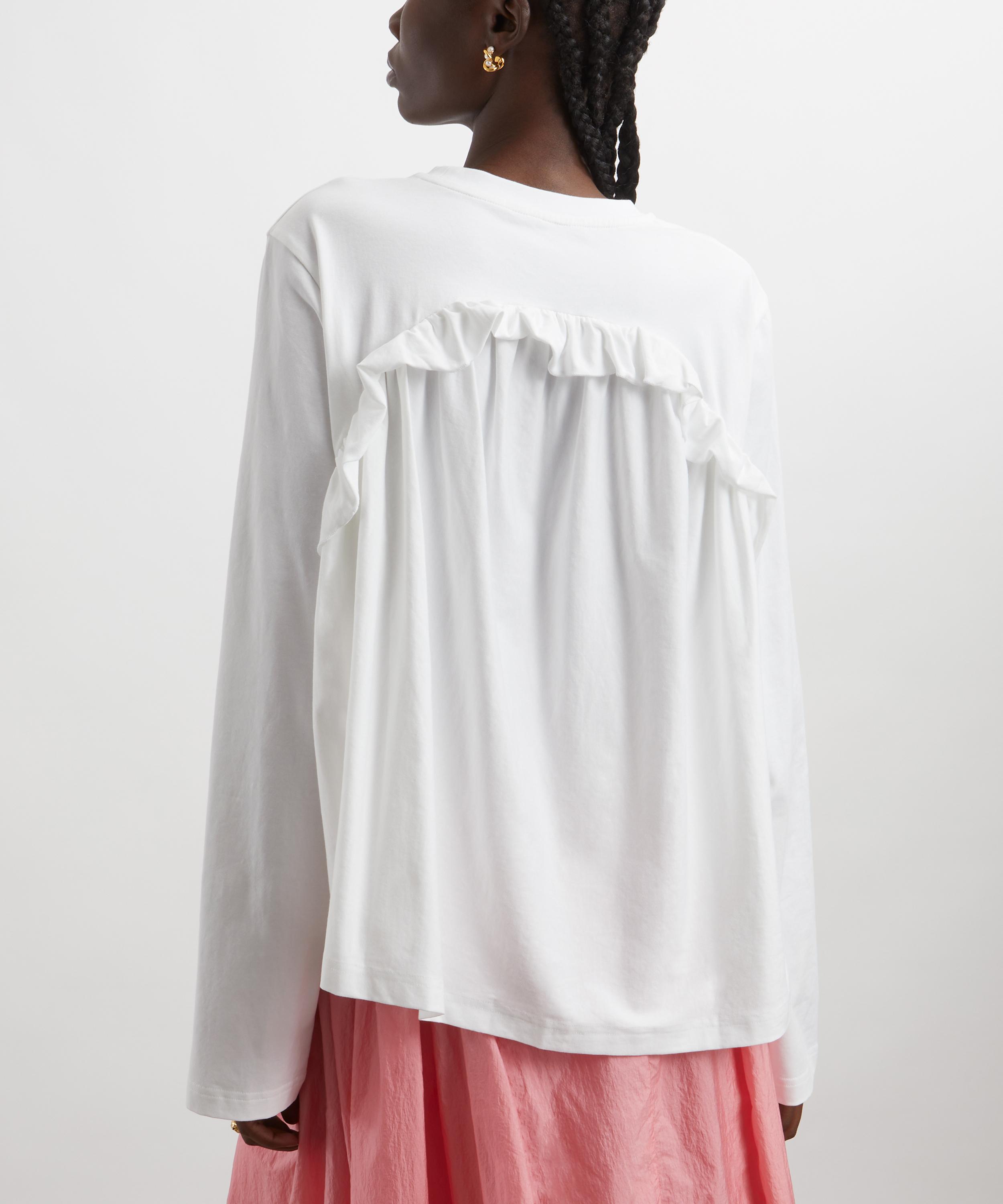 【CECILIE BAHNSEN】ALVA トップ ALVA | T-SHIRT JERSEY BLACK