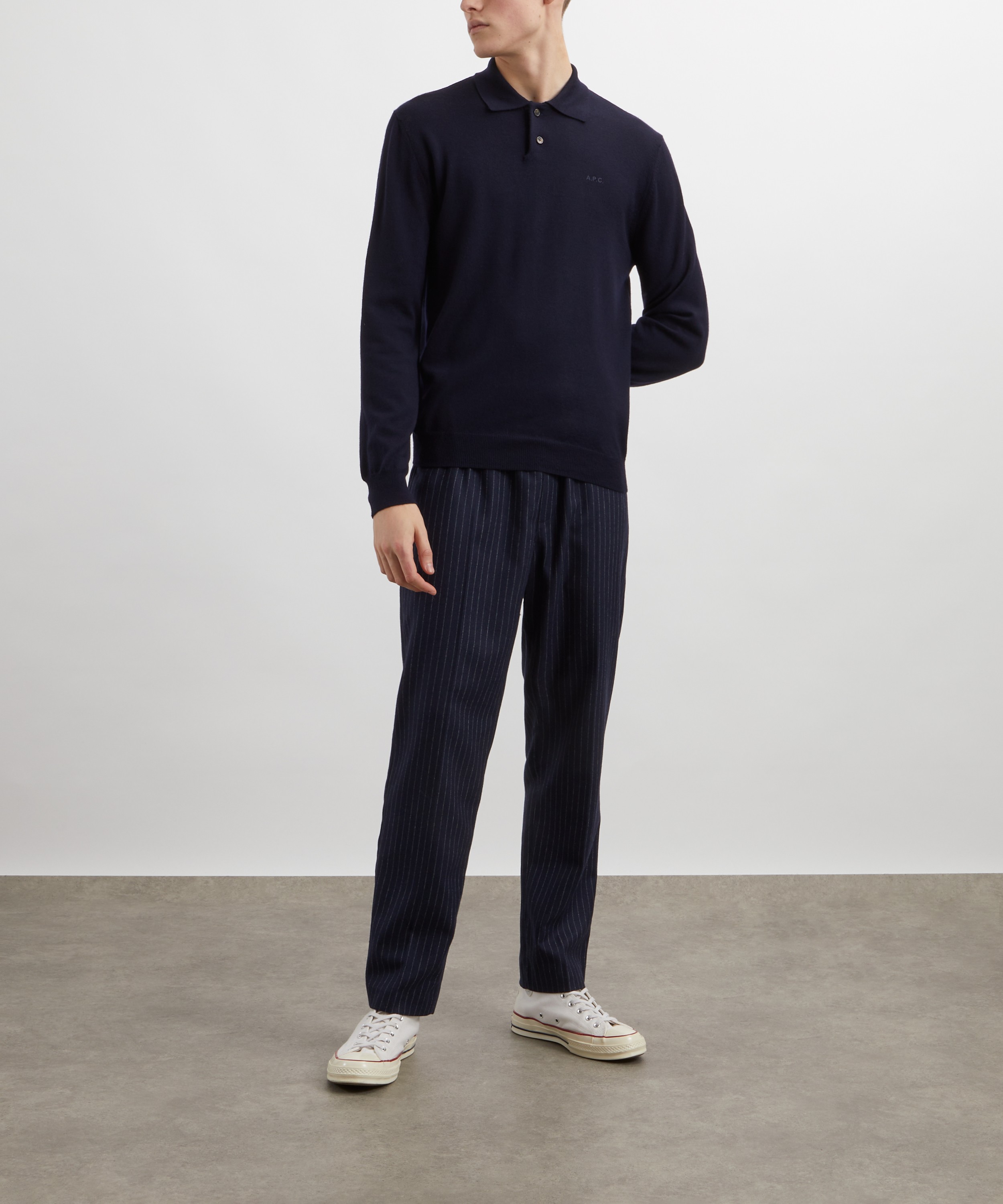 A.P.C. - Jacob Logo Polo Jumper image number 1