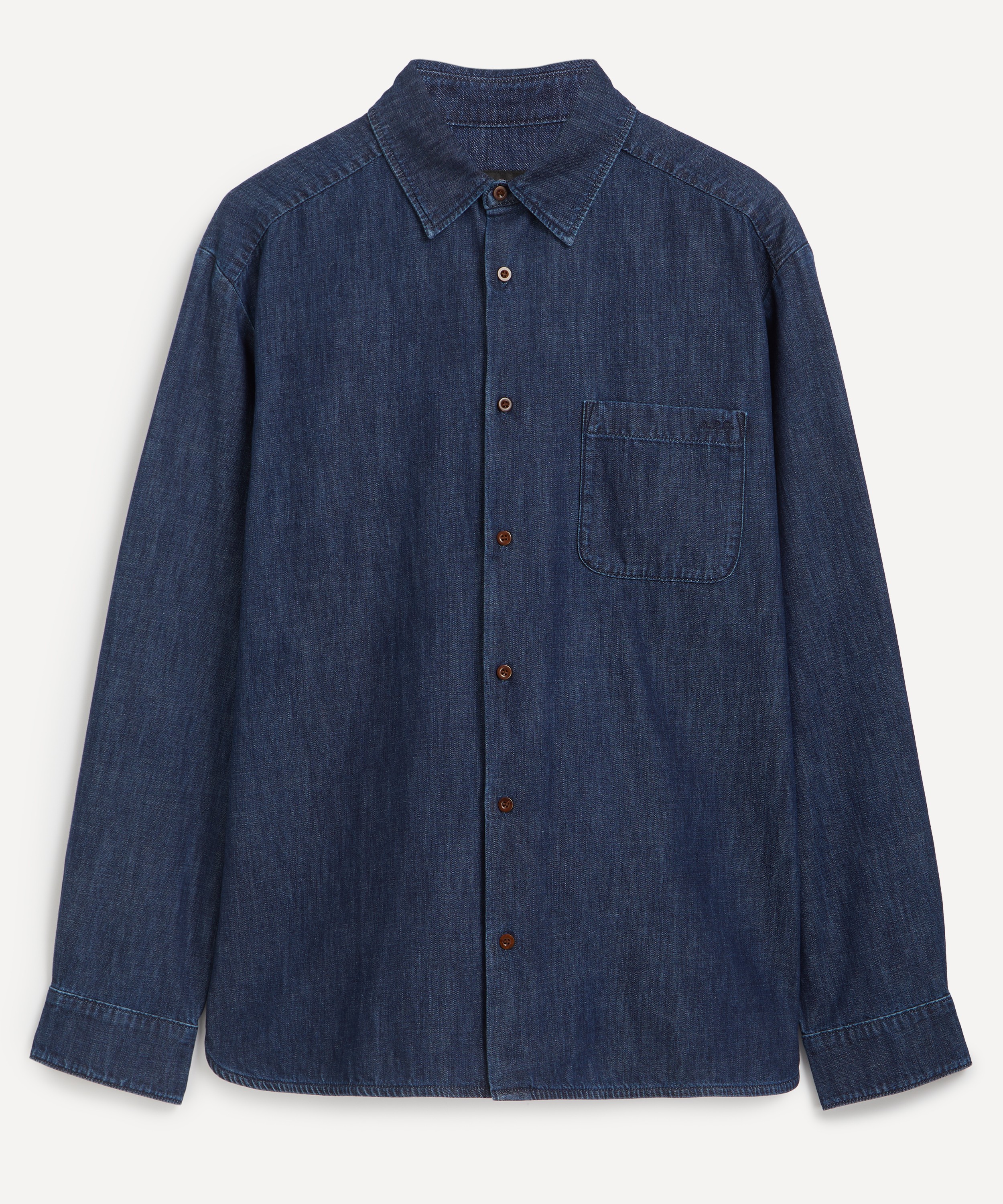 A.P.C. - Malo Logo Denim Shirt image number 0