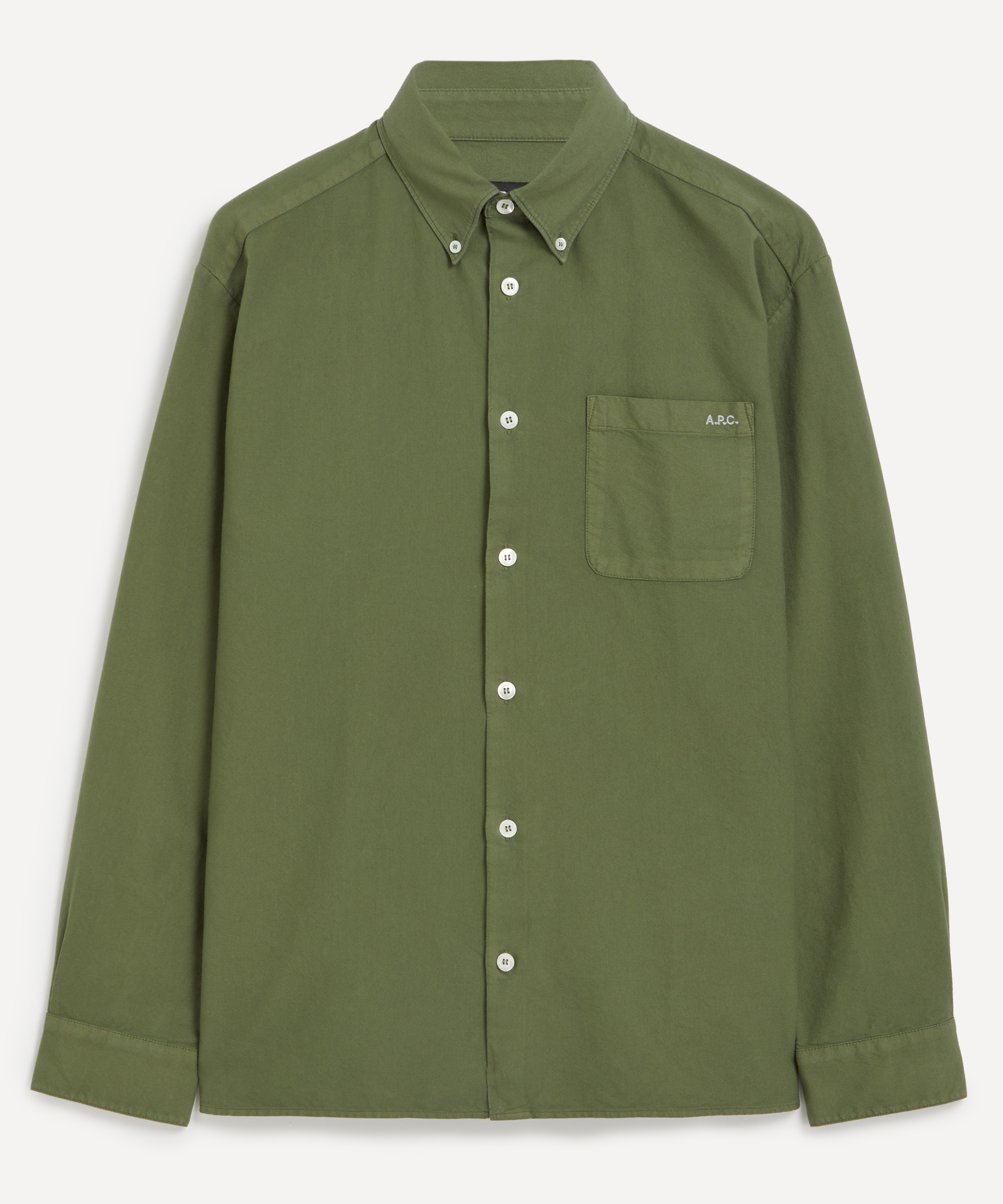 A.P.C. - Mateo Logo Cotton Shirt image number 0