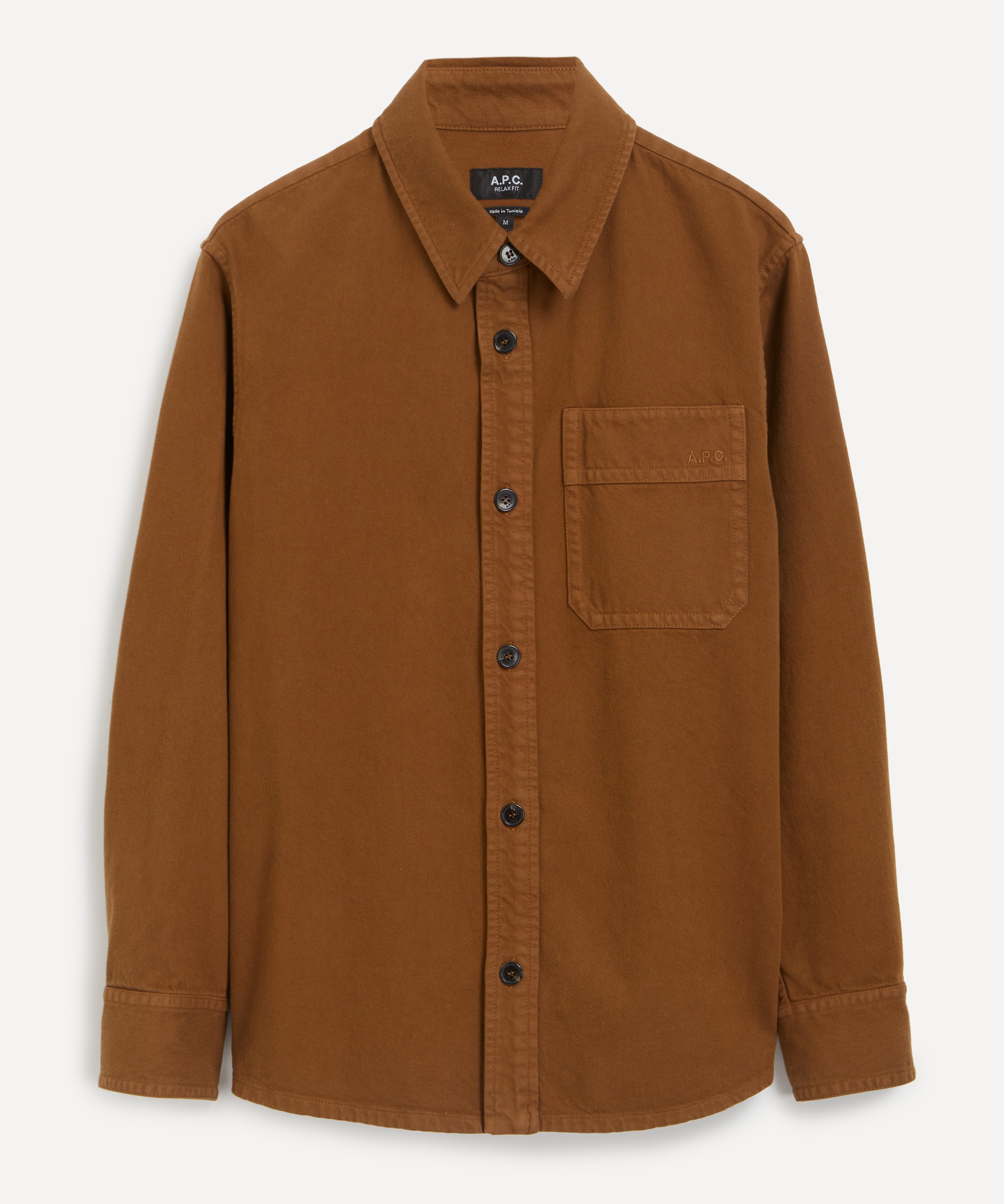 A.P.C. - Basile Brodée Poitrine Denim Overshirt