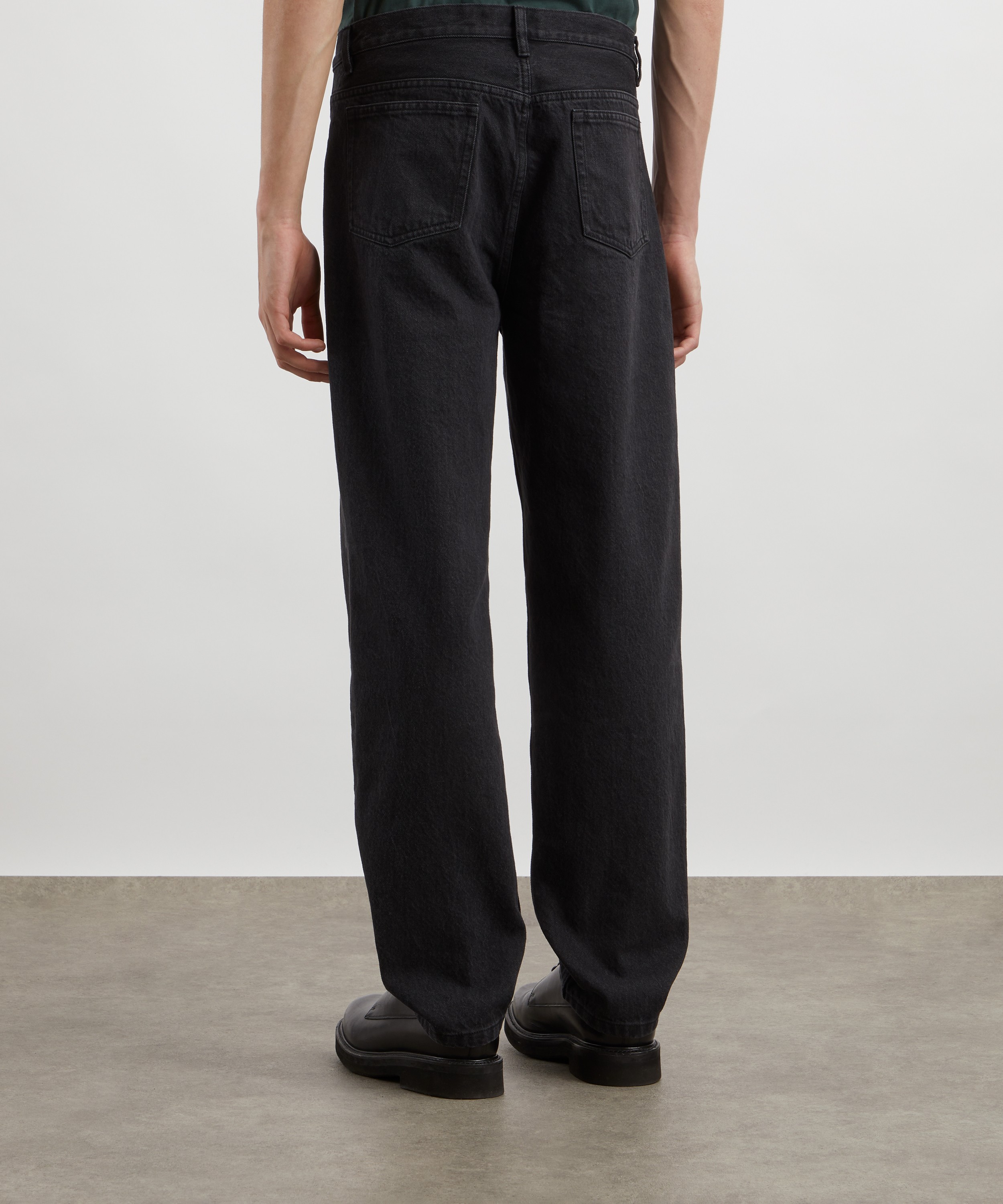 A.P.C. - Martin Stonewashed Black Denim Jeans image number 3