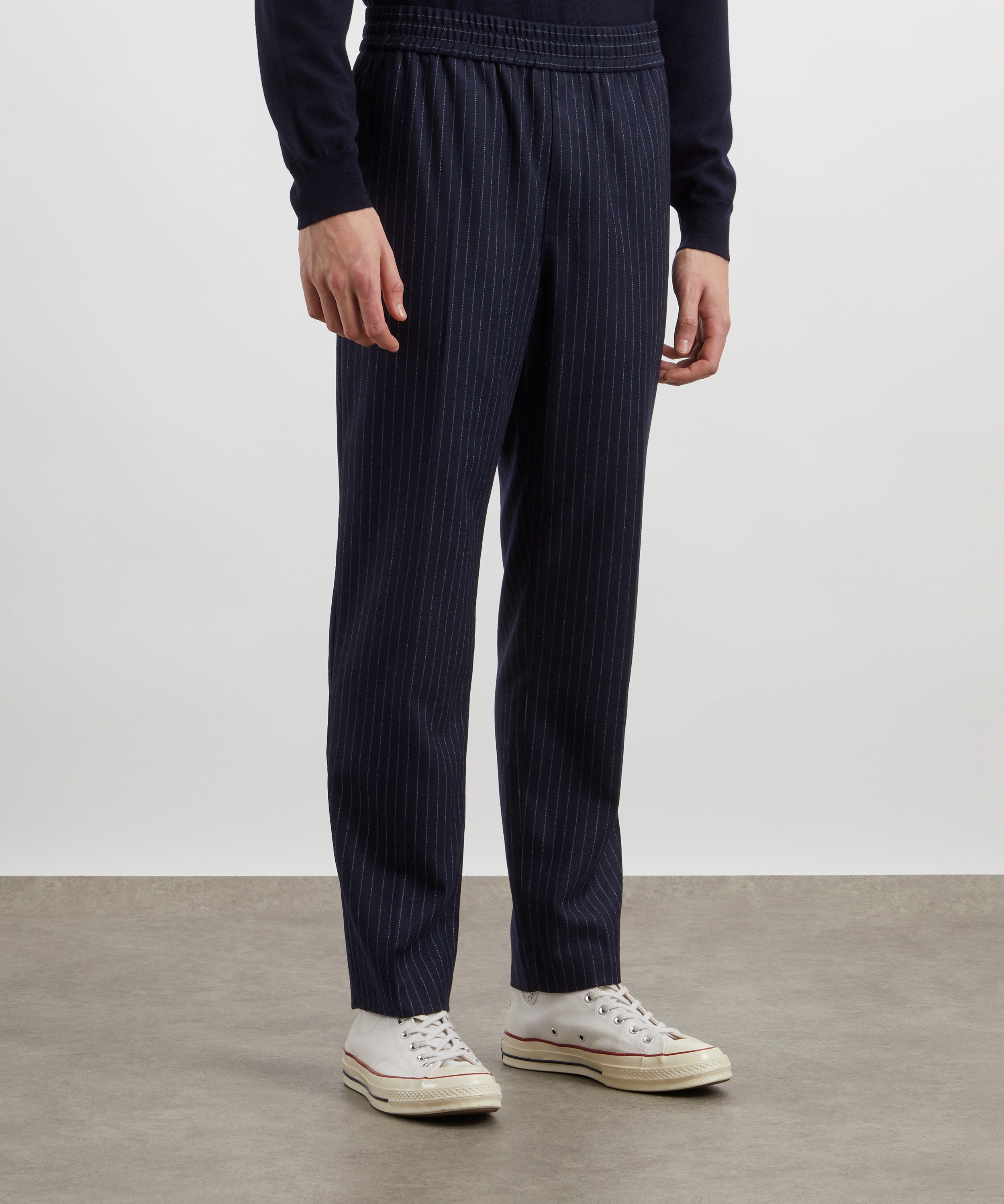 A.P.C. - Pieter Wool-Blend Striped Trousers image number 2