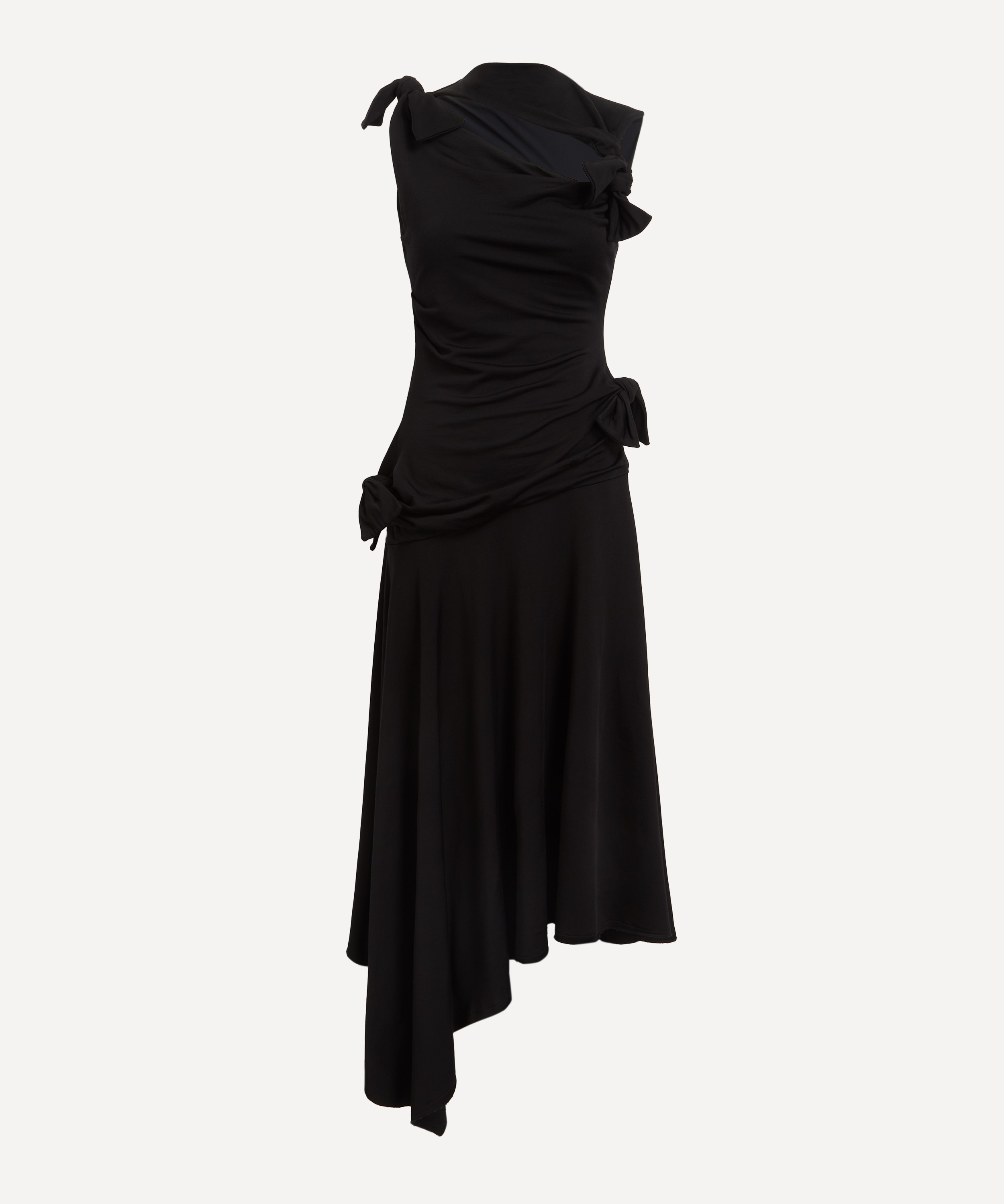 Acne Studios - Black Tie-Up Dress image number 0