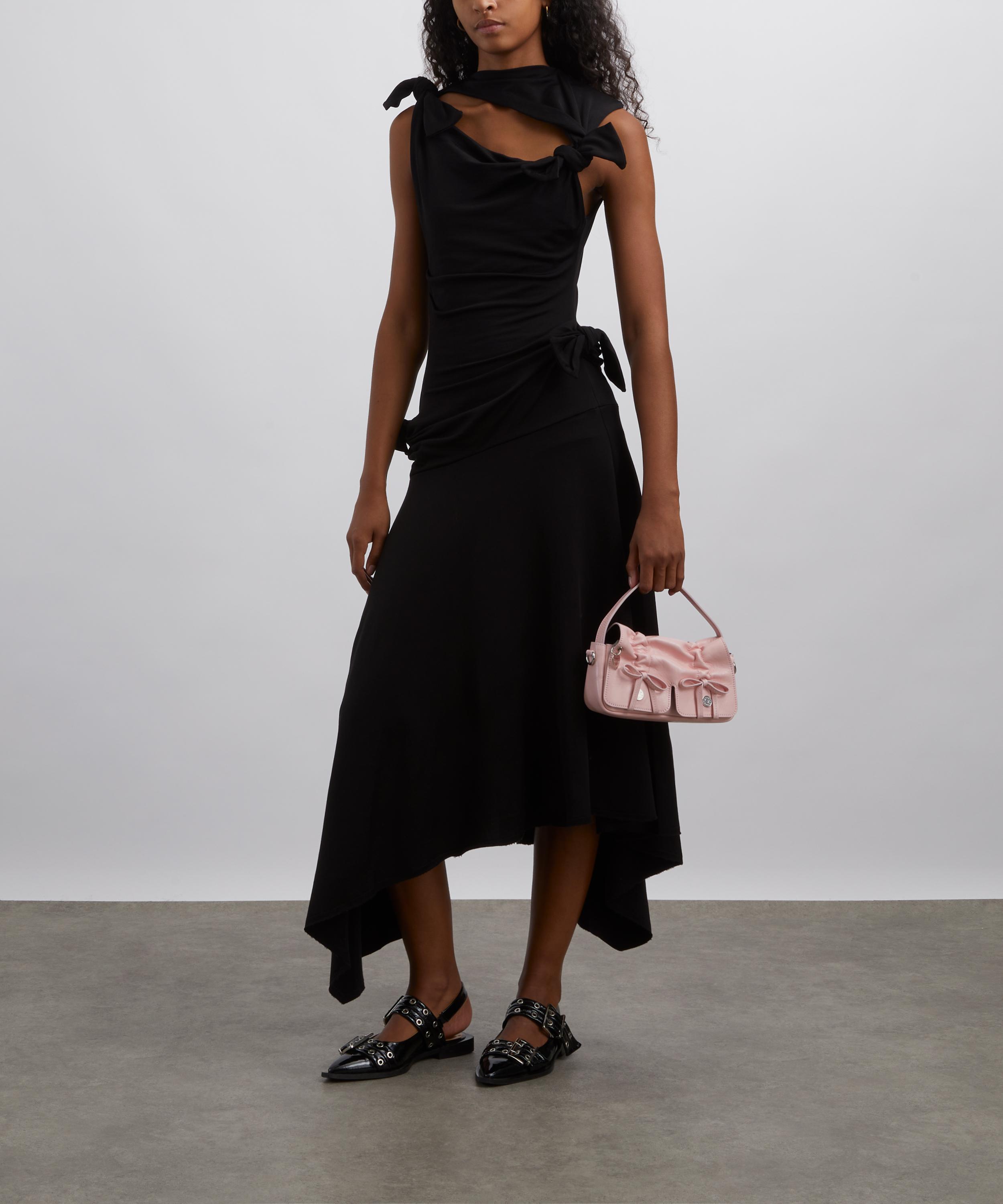 Acne Studios - Black Tie-Up Dress image number 1