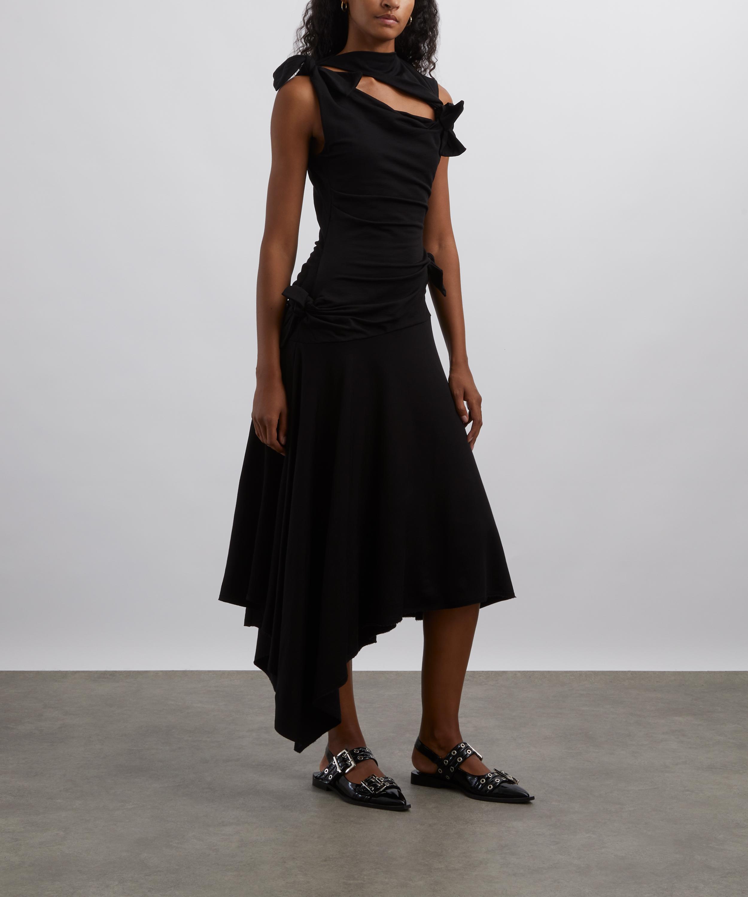 Acne Studios - Black Tie-Up Dress image number 2