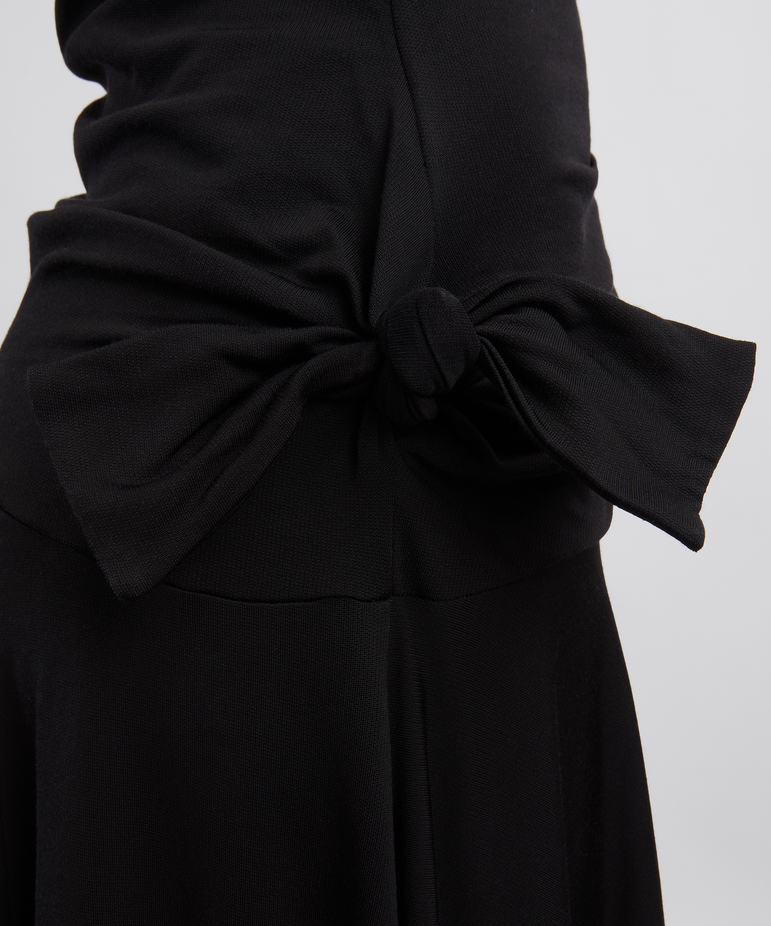 Acne Studios - Black Tie-Up Dress image number 4