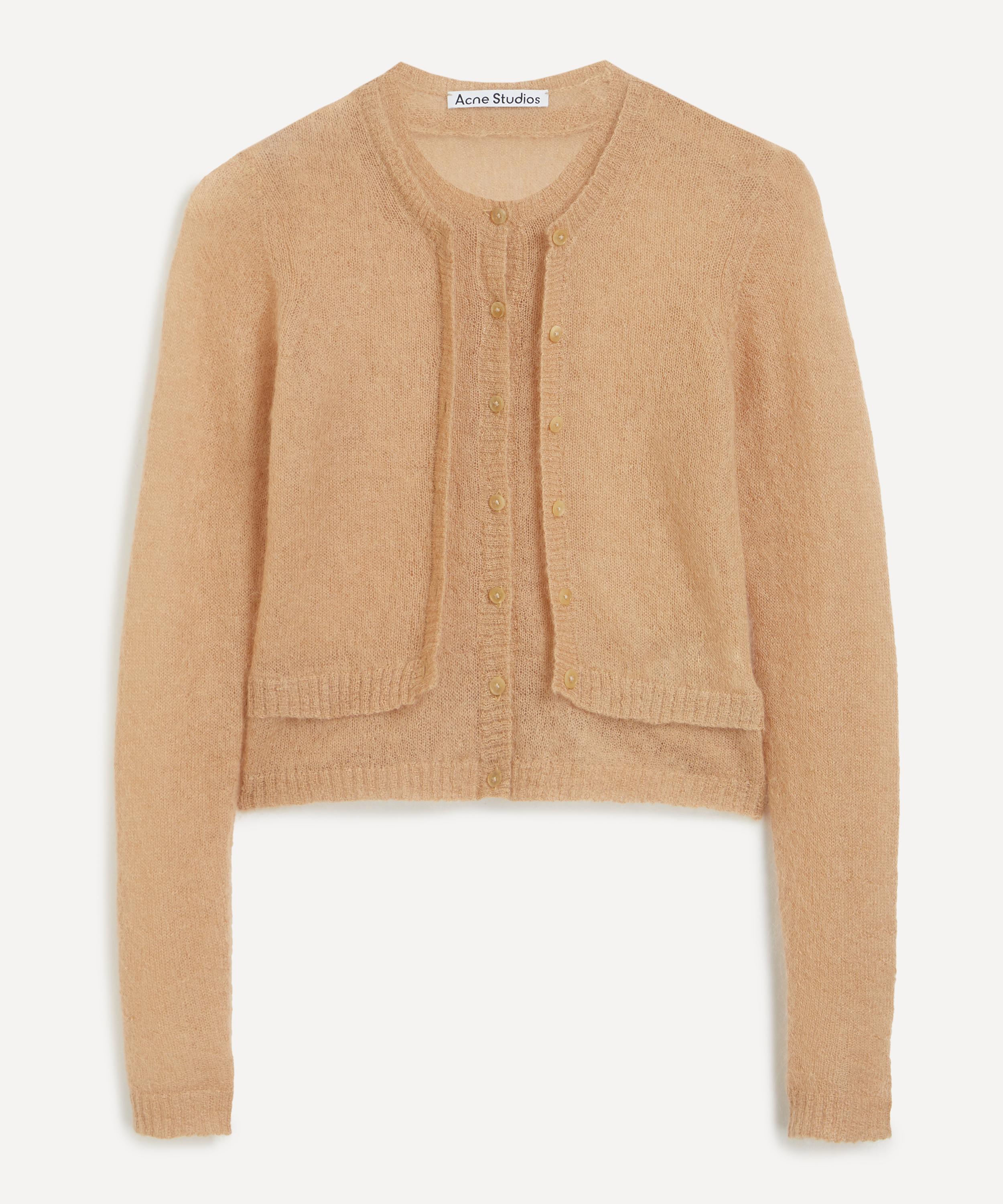 Acne Studios - Layered Mohair Cardigan image number 0