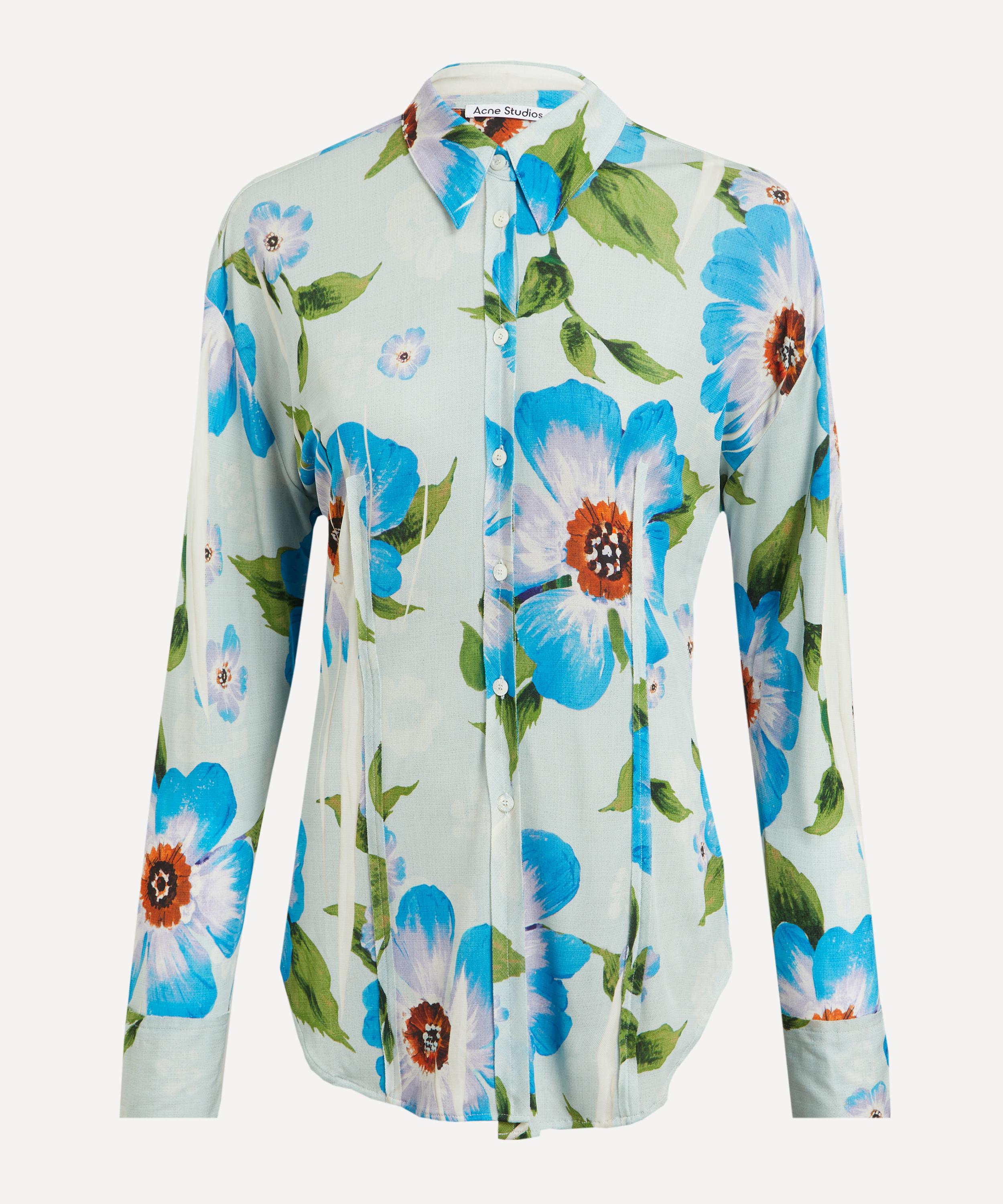 Acne Studios - Floral Button-Up Shirt image number 0