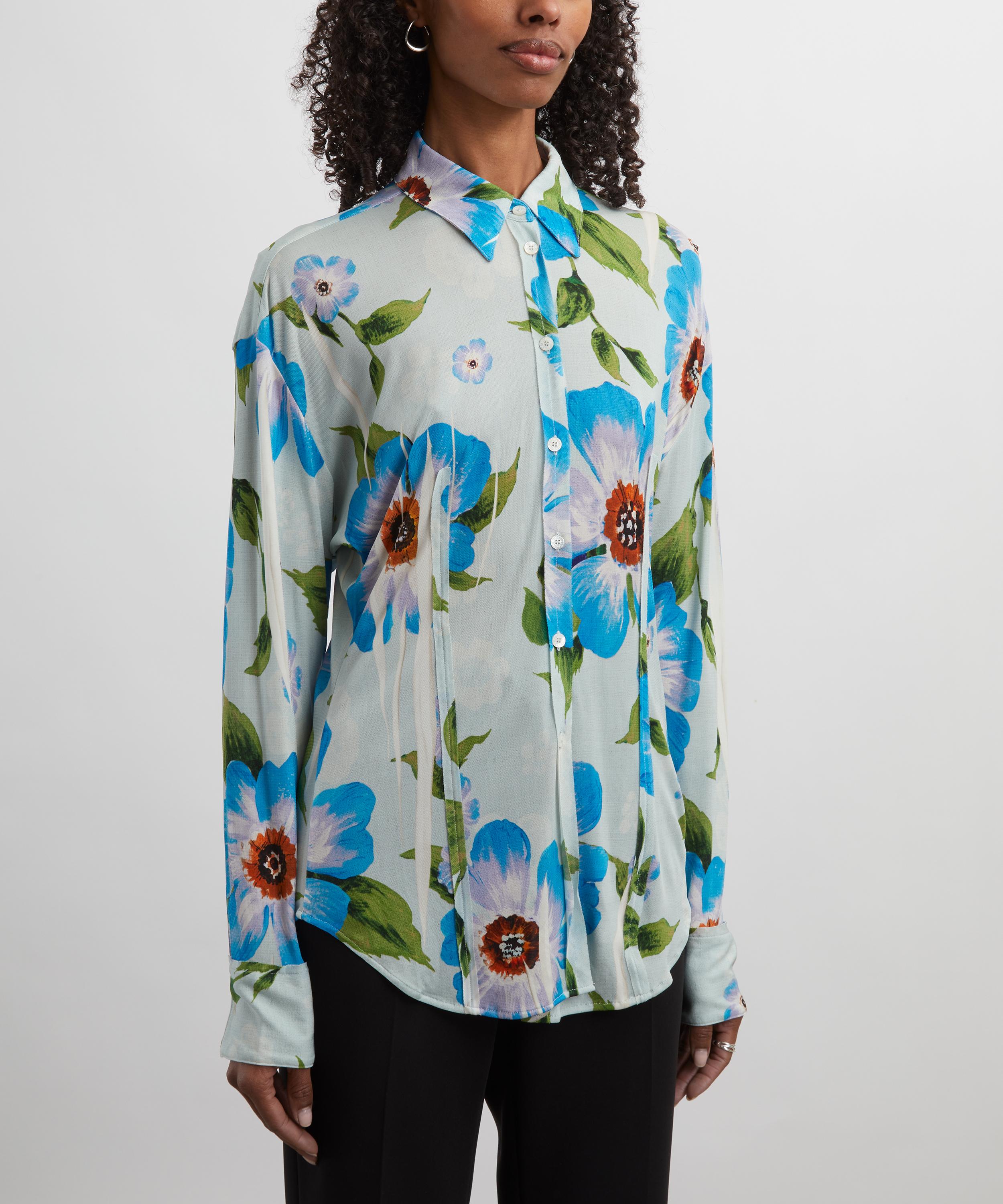 Acne Studios - Floral Button-Up Shirt image number 2