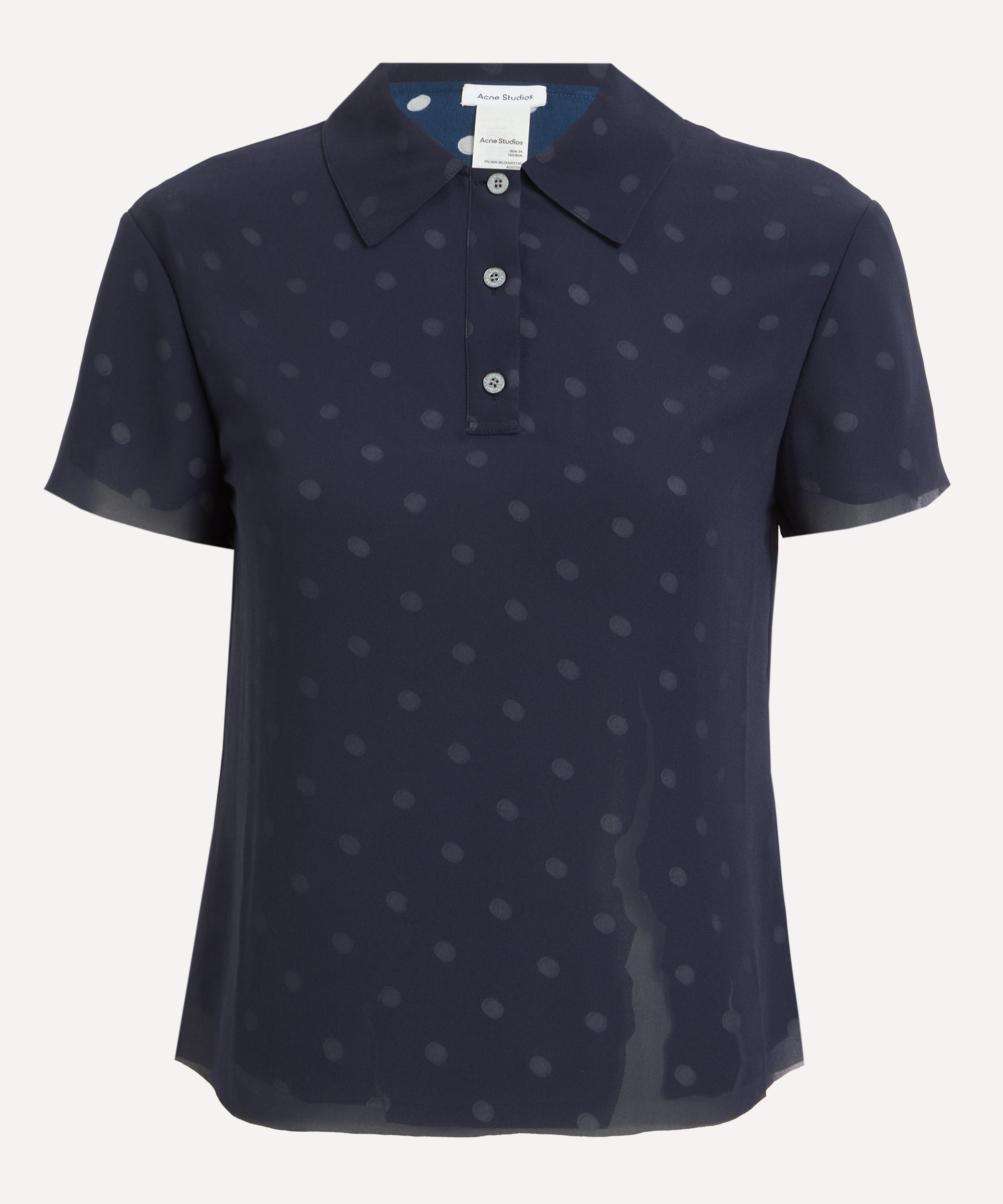 Acne Studios - Polka-Dot T-Shirt Blouse image number 0