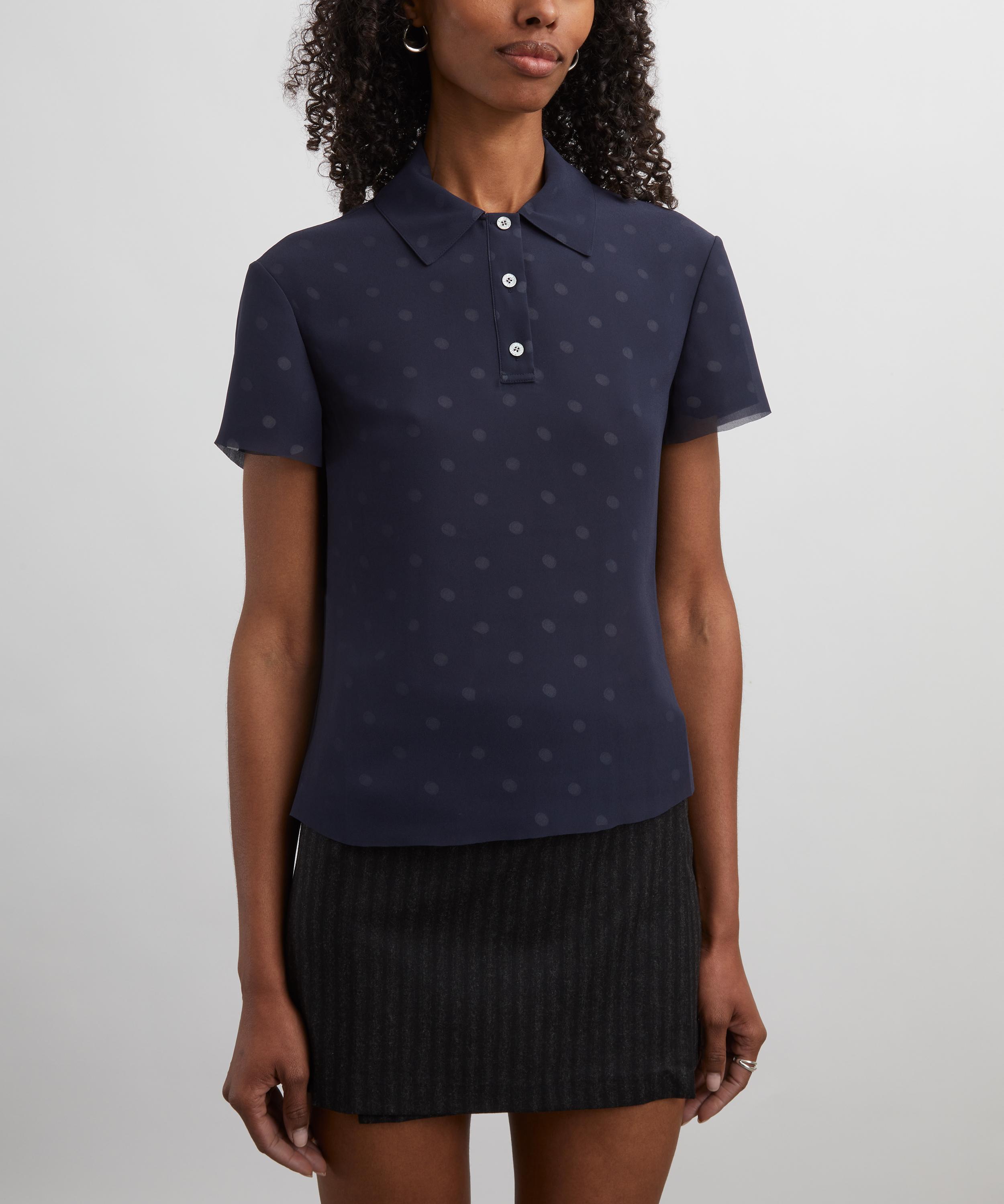 Acne Studios - Polka-Dot T-Shirt Blouse image number 2
