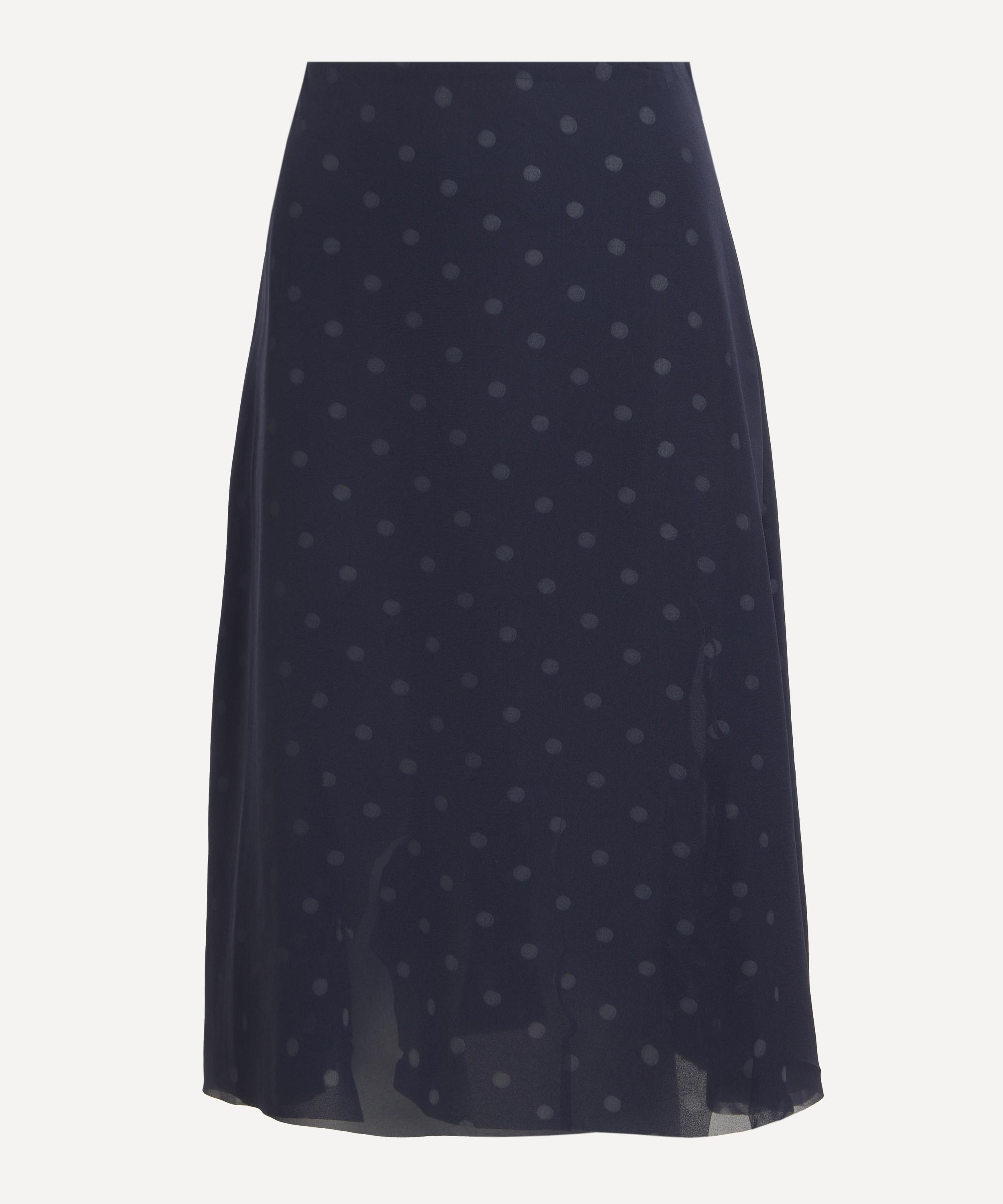 Acne Studios - Mesh-Layered Polka-Dot Skirt image number 0
