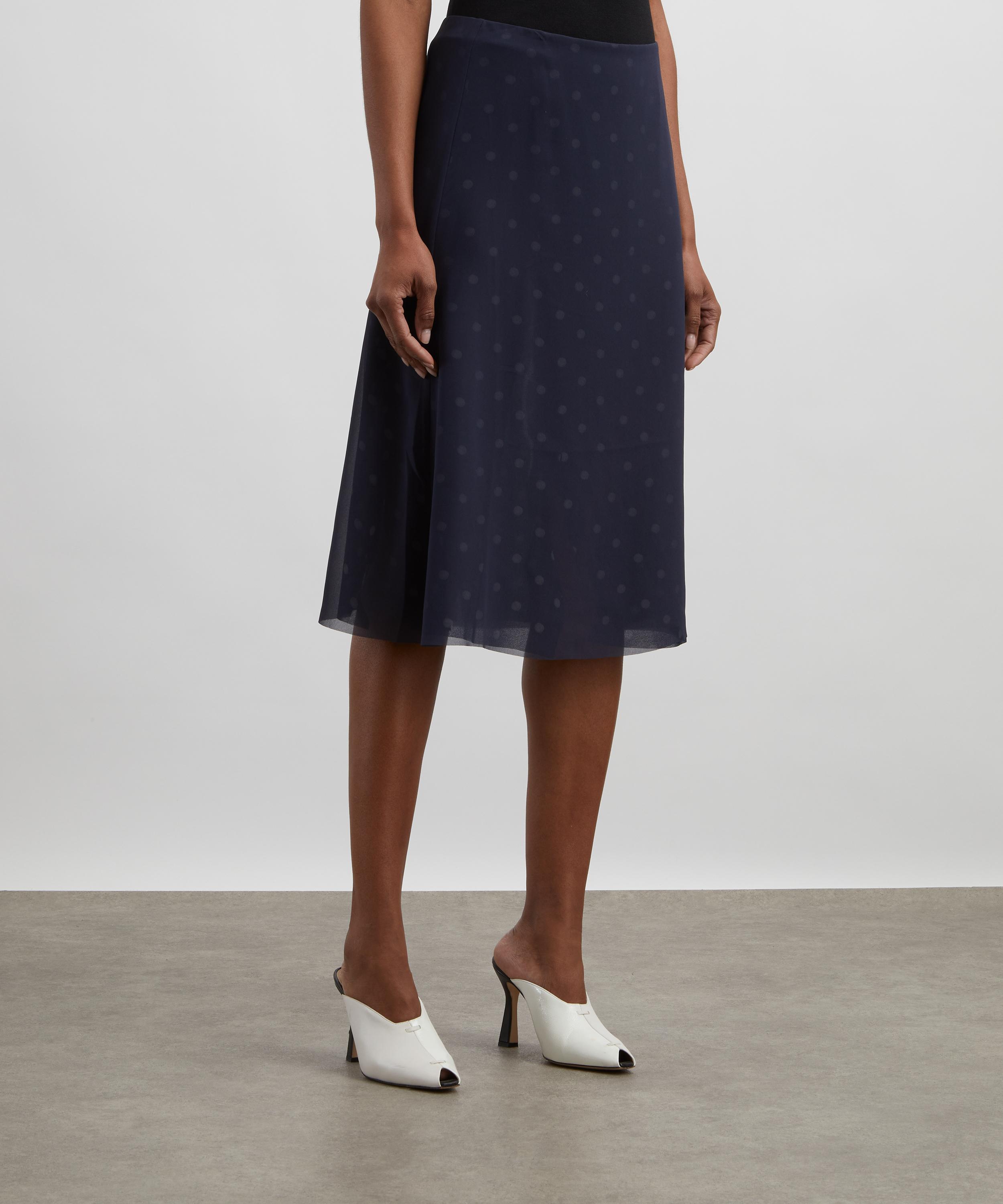 Acne Studios - Mesh-Layered Polka-Dot Skirt image number 2