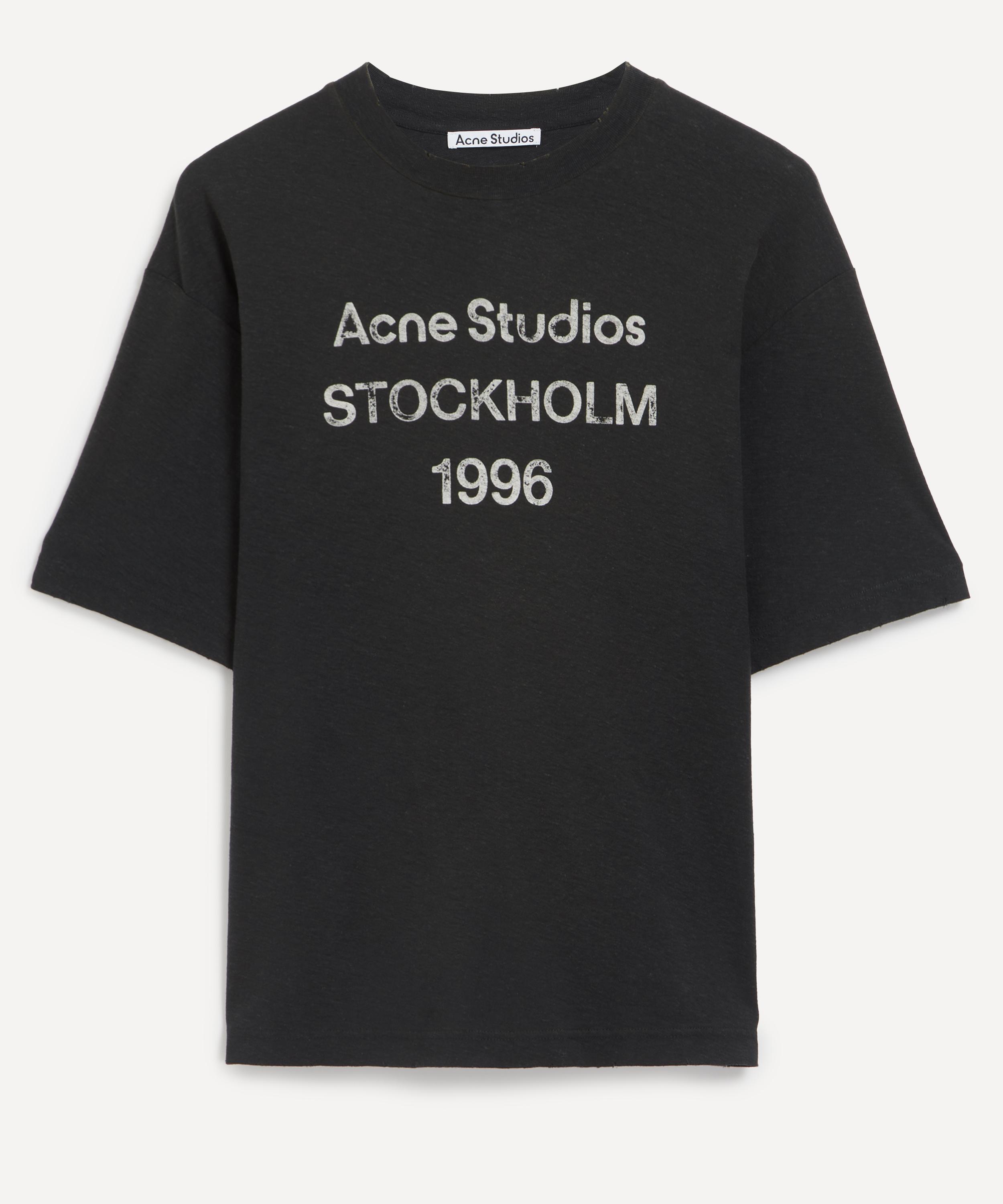 Acne Studios - Black Fitted Logo T-Shirt