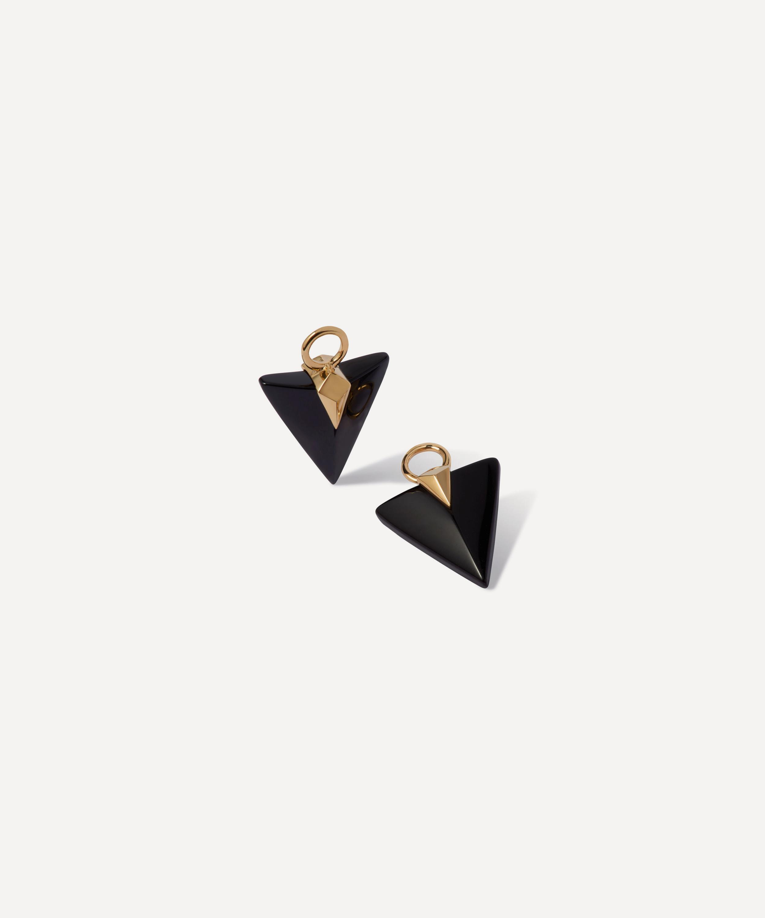 Annoushka - 18ct Gold Flight Onyx Arrow Earring Drops image number 0