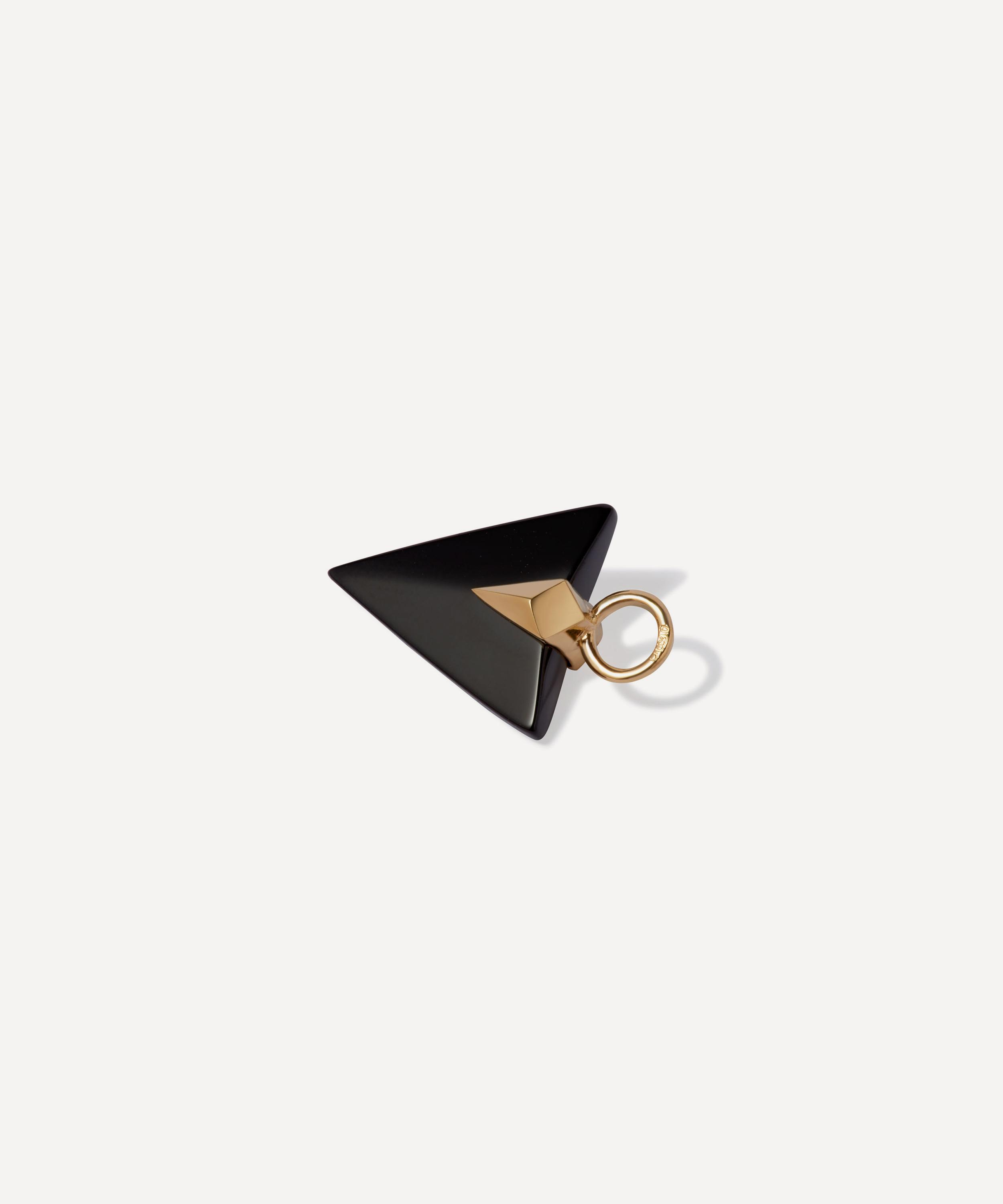 Annoushka - 18ct Gold Flight Onyx Arrow Earring Drops image number 2