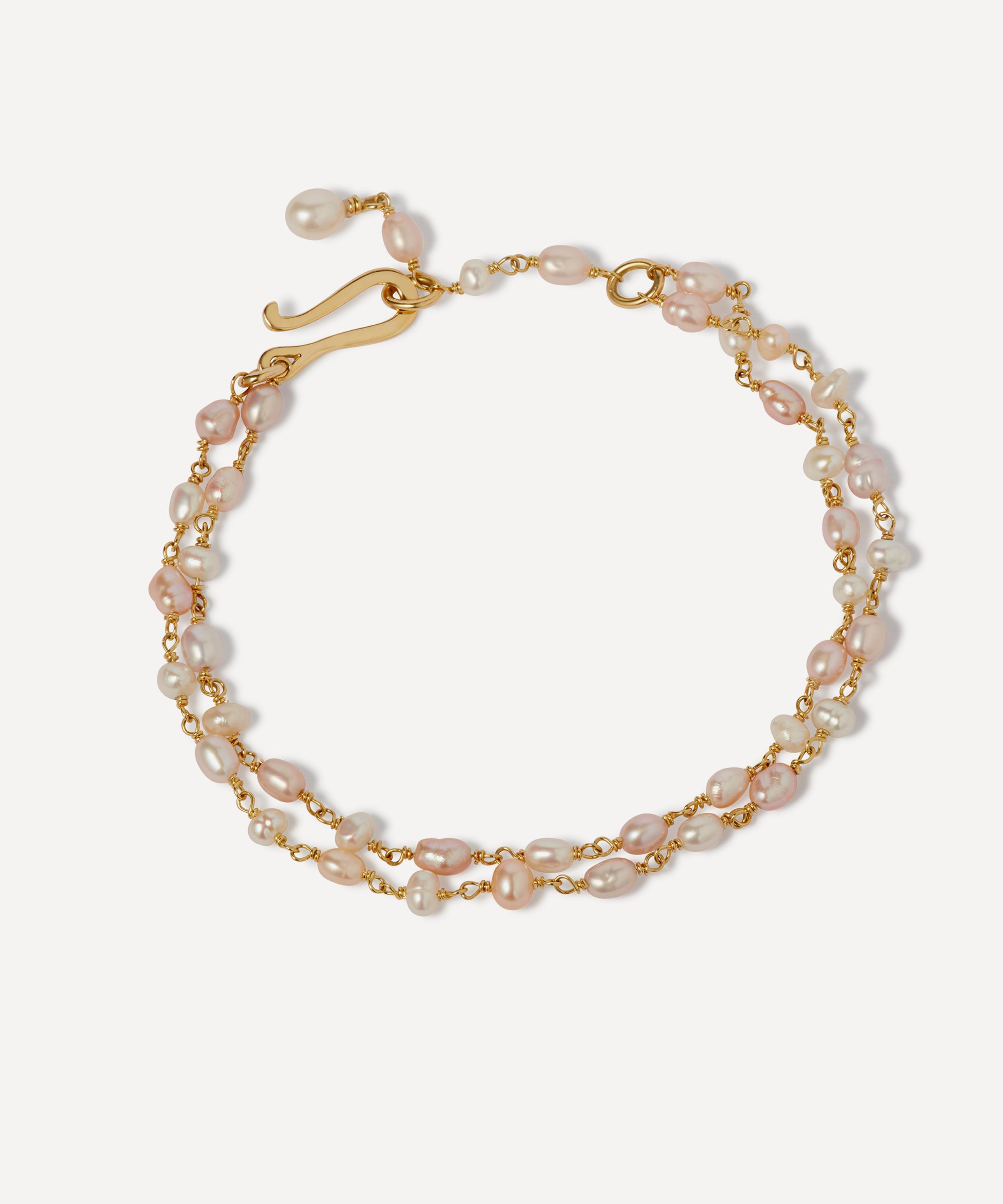 Annoushka - 18ct Gold Seed Pearl Chain Bracelet