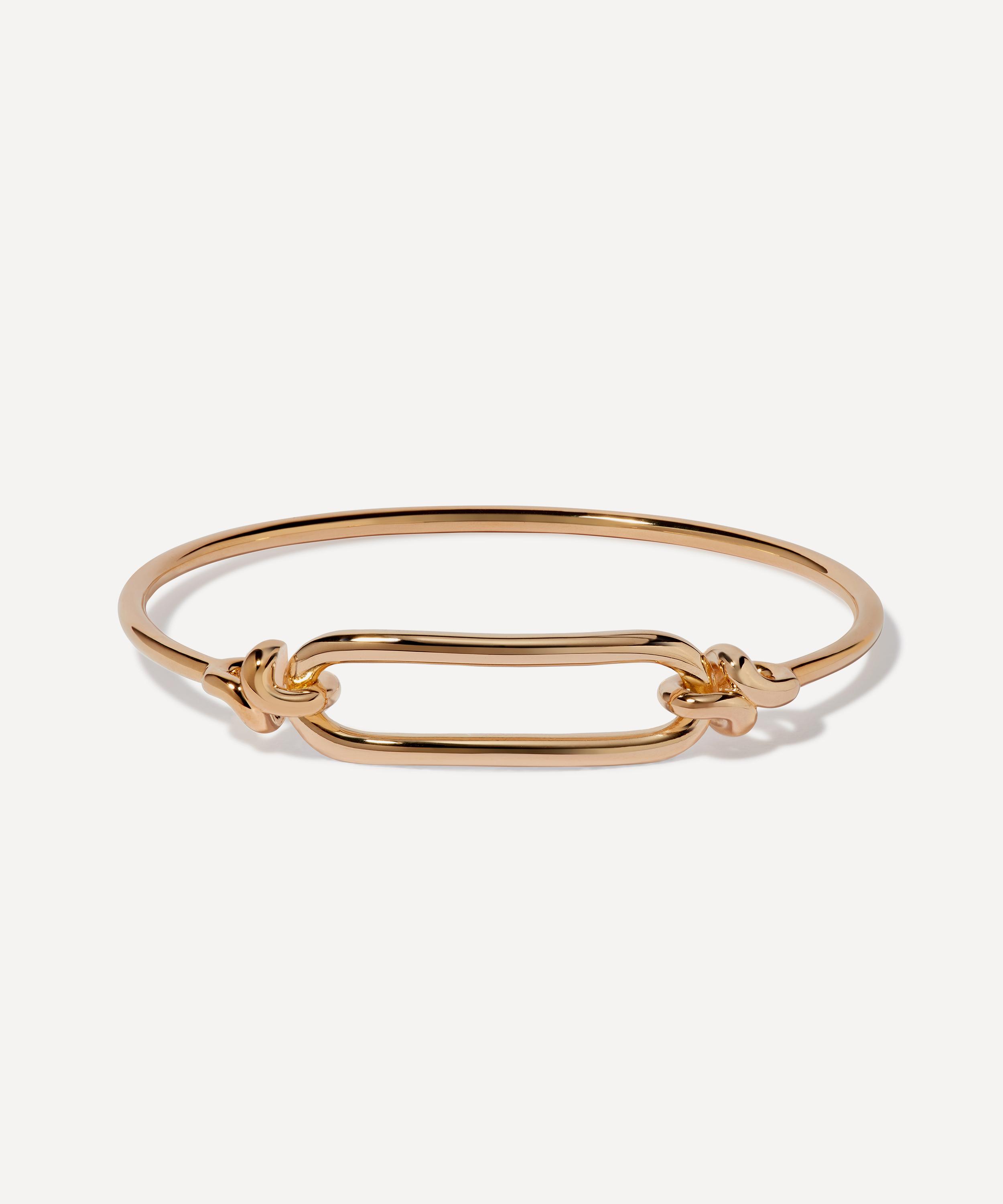 Annoushka - 14ct Gold Knuckle Bangle Bracelet image number 0